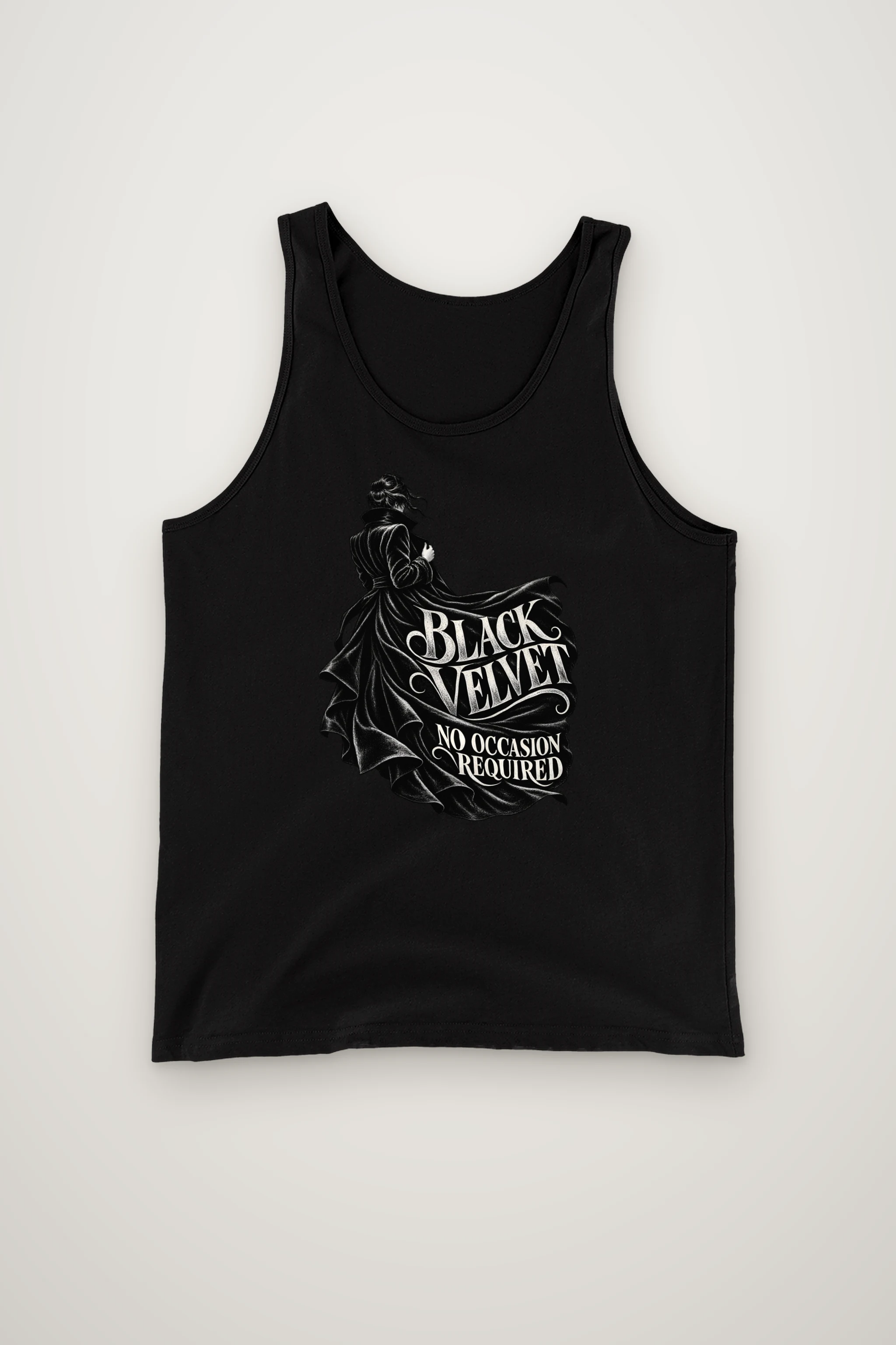 "Black Velvet, No Occasion Required" Unisex Jersey Tank