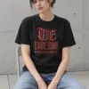 "Blackletter We Love Him" Heavyweight Unisex Crewneck T-shirt