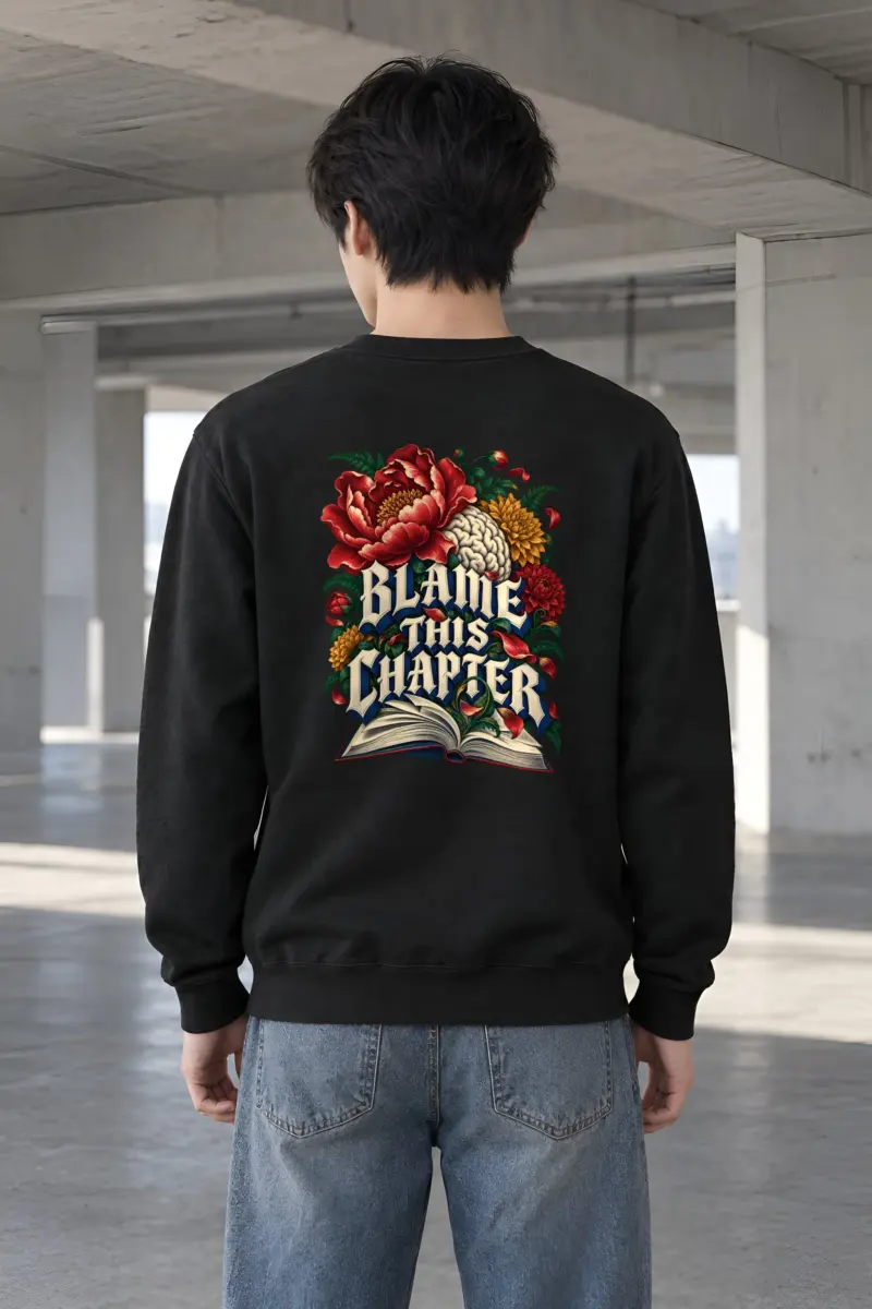 “Blame This Chapter” Heavy Blend Unisex Crewneck Sweatshirt
