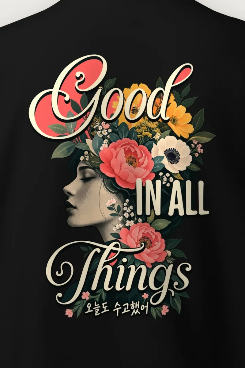 "Blooming Through Today" Heavy Blend Unisex Crewneck Sweatshirt