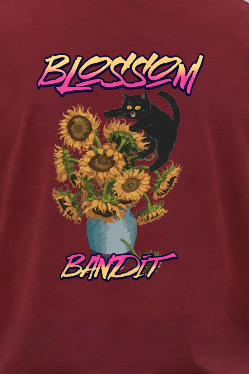 "Blossom Bandit" Heavyweight Unisex Crewneck T-shirt