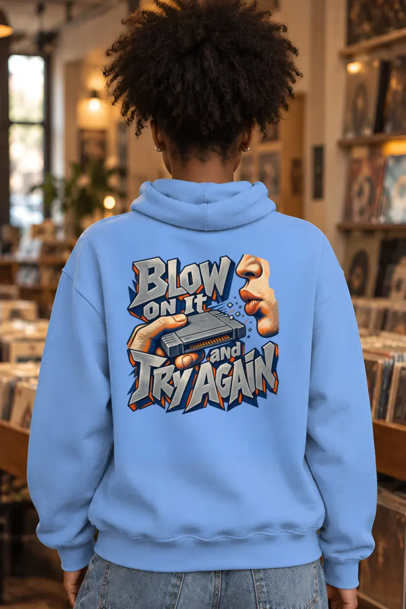 “Blow On It and Try Again” Heavy Blend Unisex Pullover Hoodie