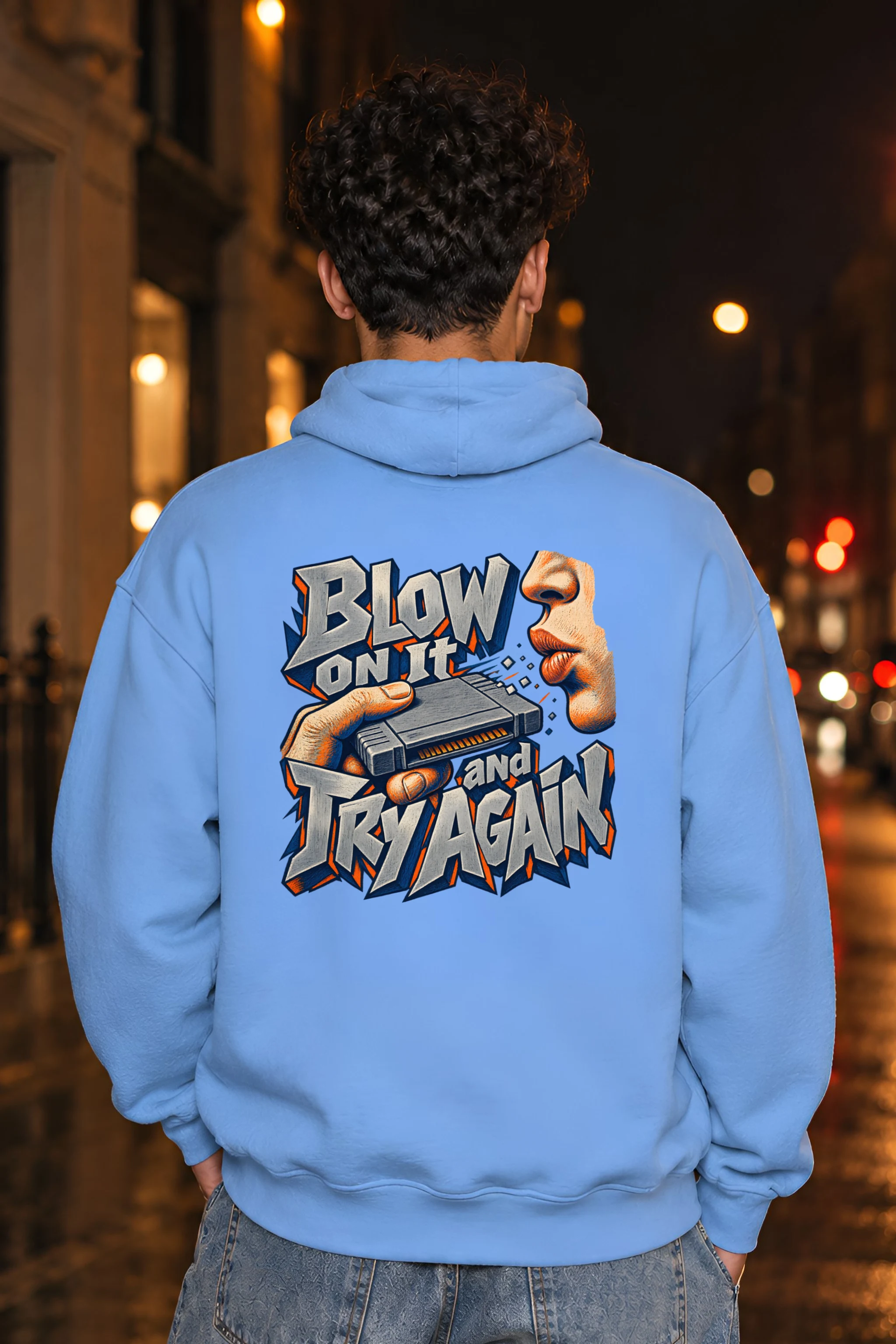 "Blow On It and Try Again" Heavy Blend Unisex Pullover Hoodie