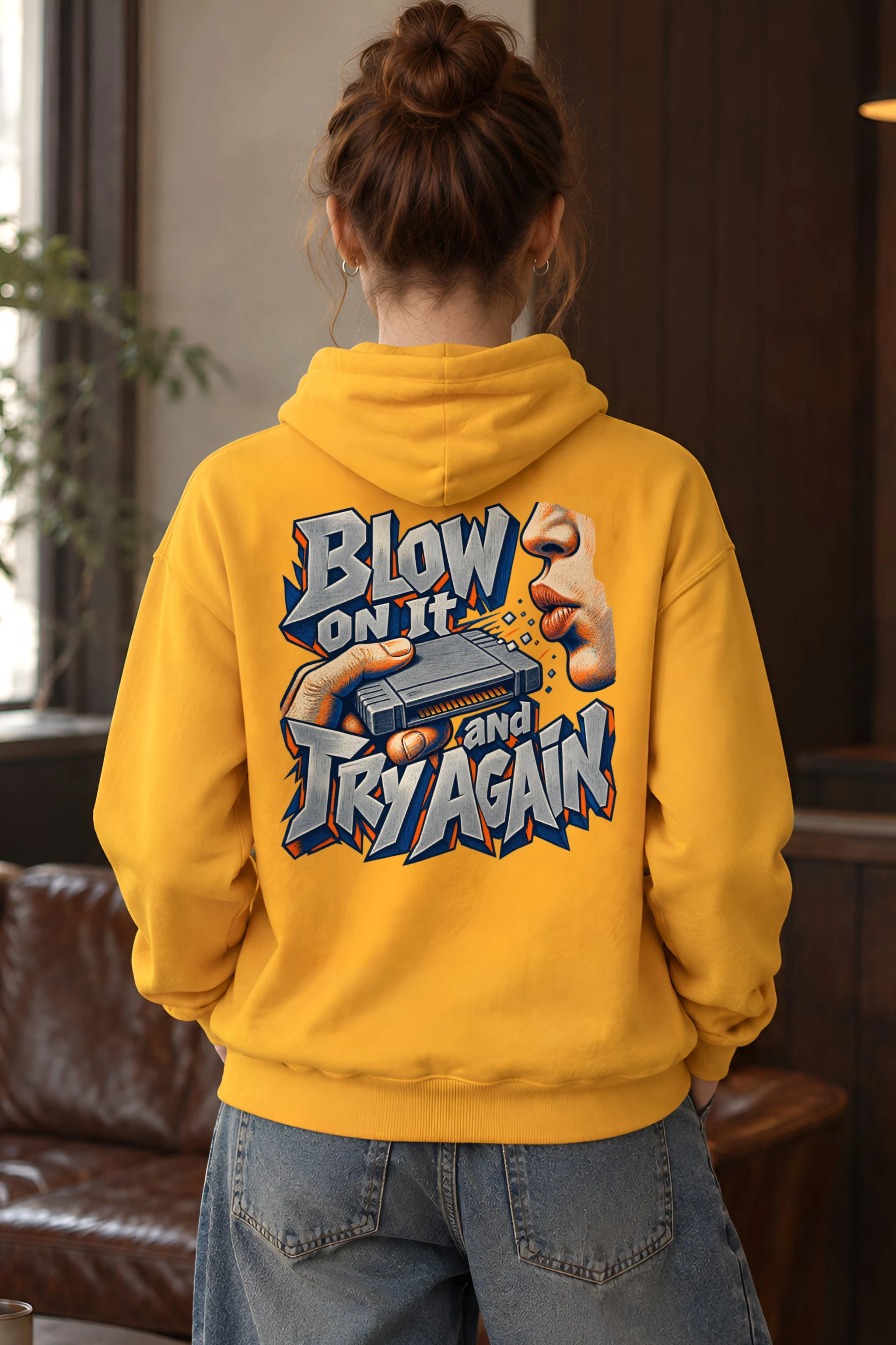 "Blow On It and Try Again" Heavy Blend Unisex Pullover Hoodie