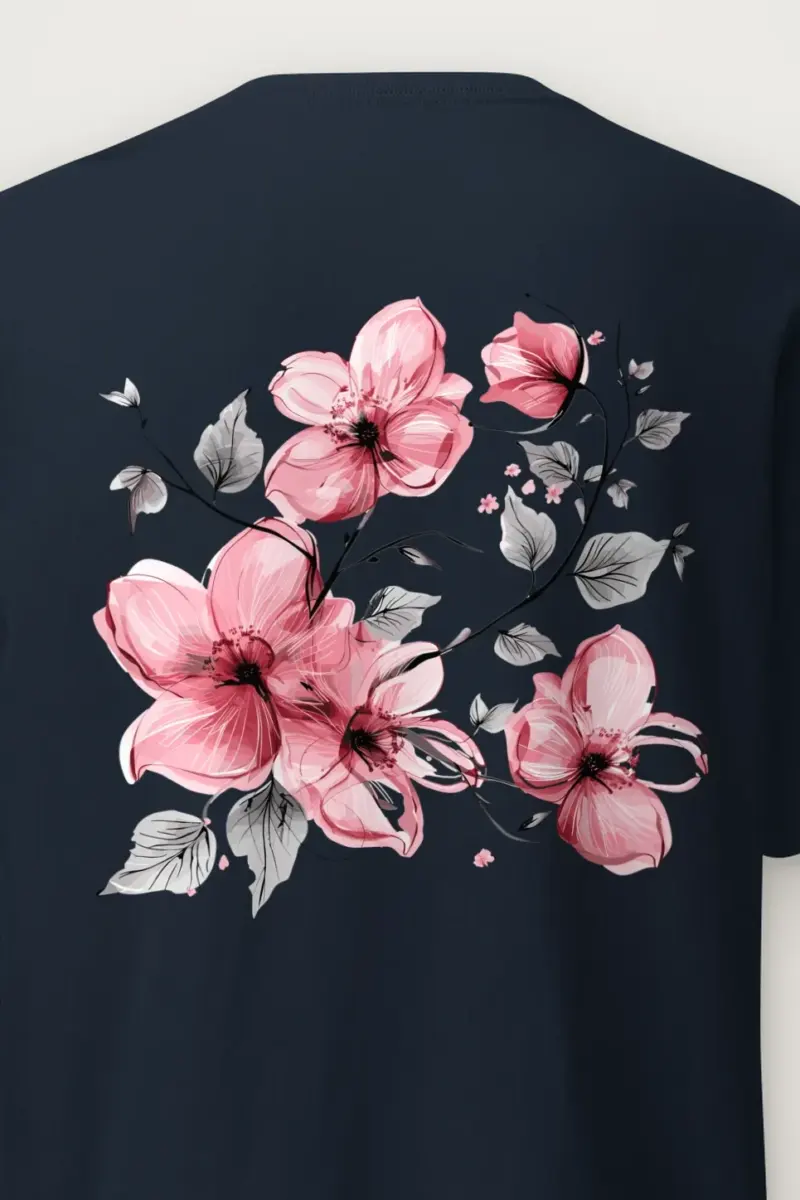 "Blush Branches" Heavyweight Unisex Crewneck T-shirt