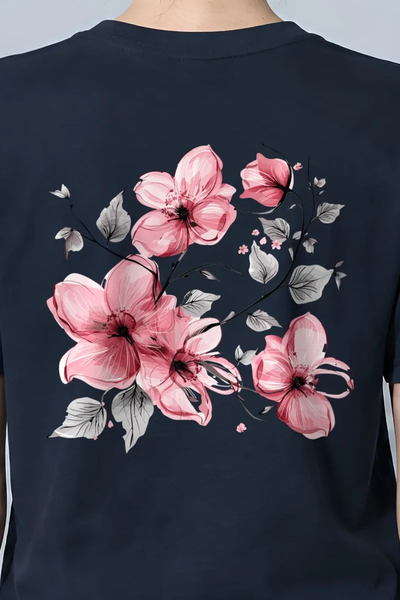 "Blush Branches" Heavyweight Unisex Crewneck T-shirt