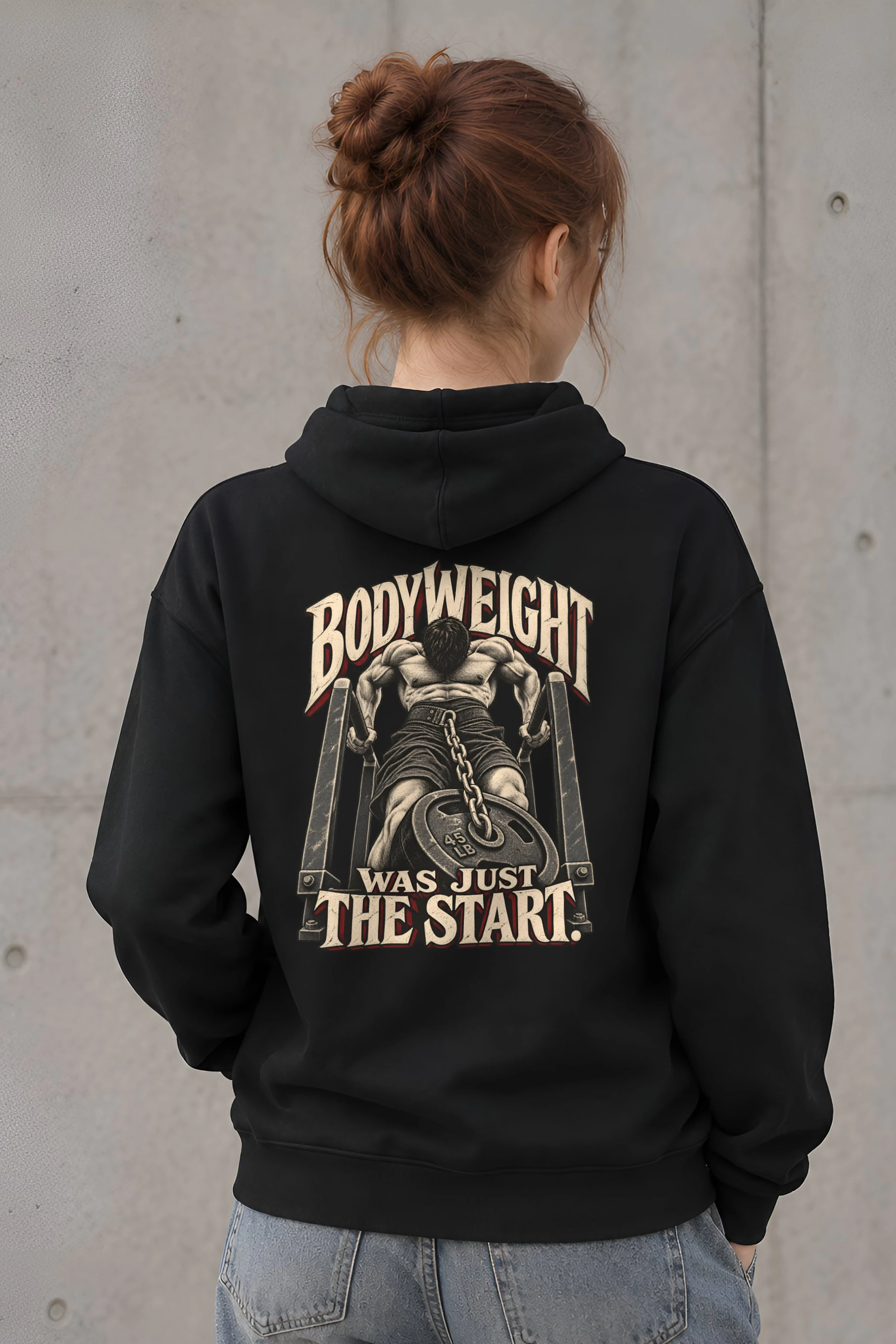 "Bodyweight Was Just the Start" Heavy Blend Unisex Pullover Hoodie