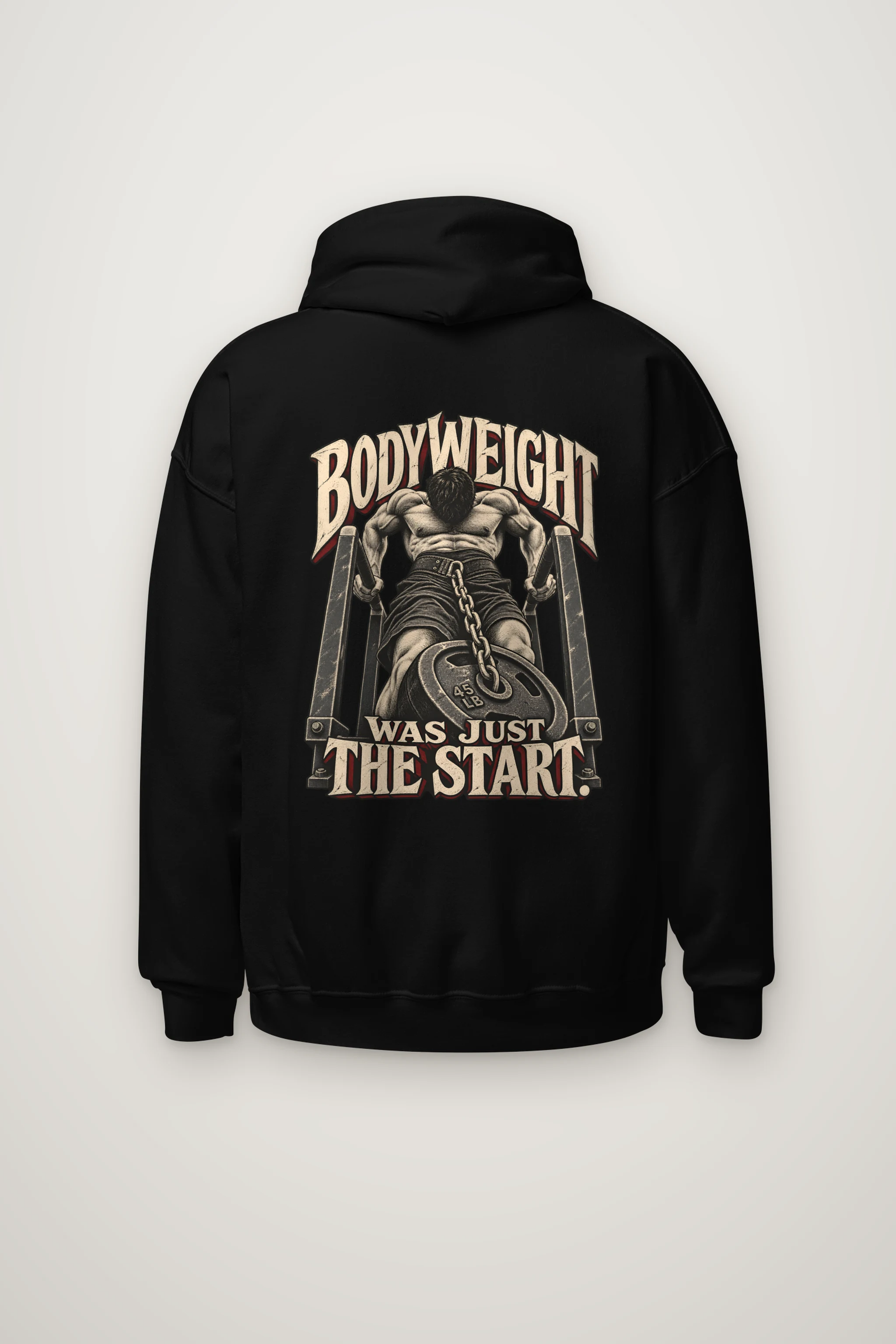 "Bodyweight Was Just the Start" Heavy Blend Unisex Pullover Hoodie