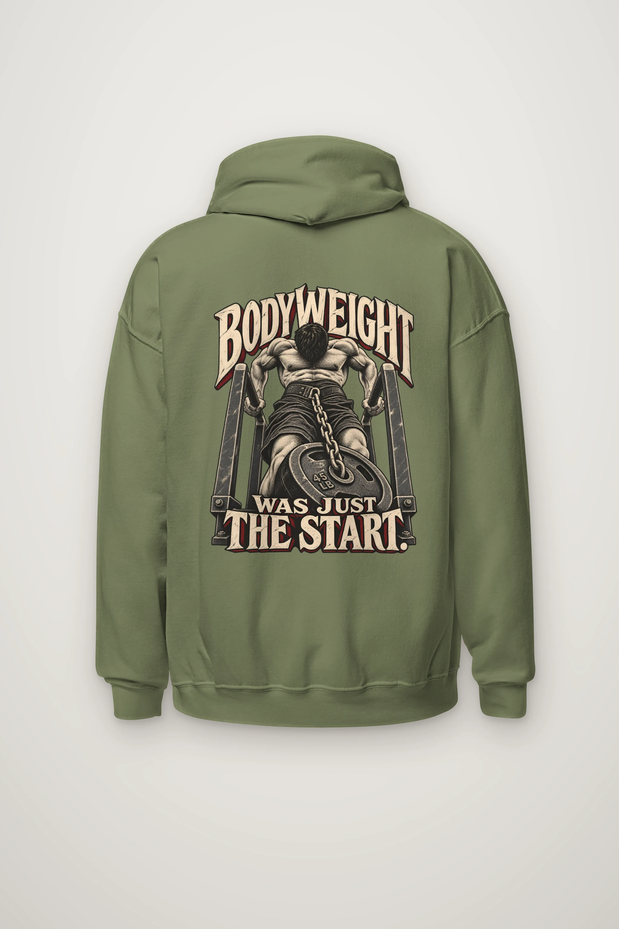 "Bodyweight Was Just the Start" Heavy Blend Unisex Pullover Hoodie