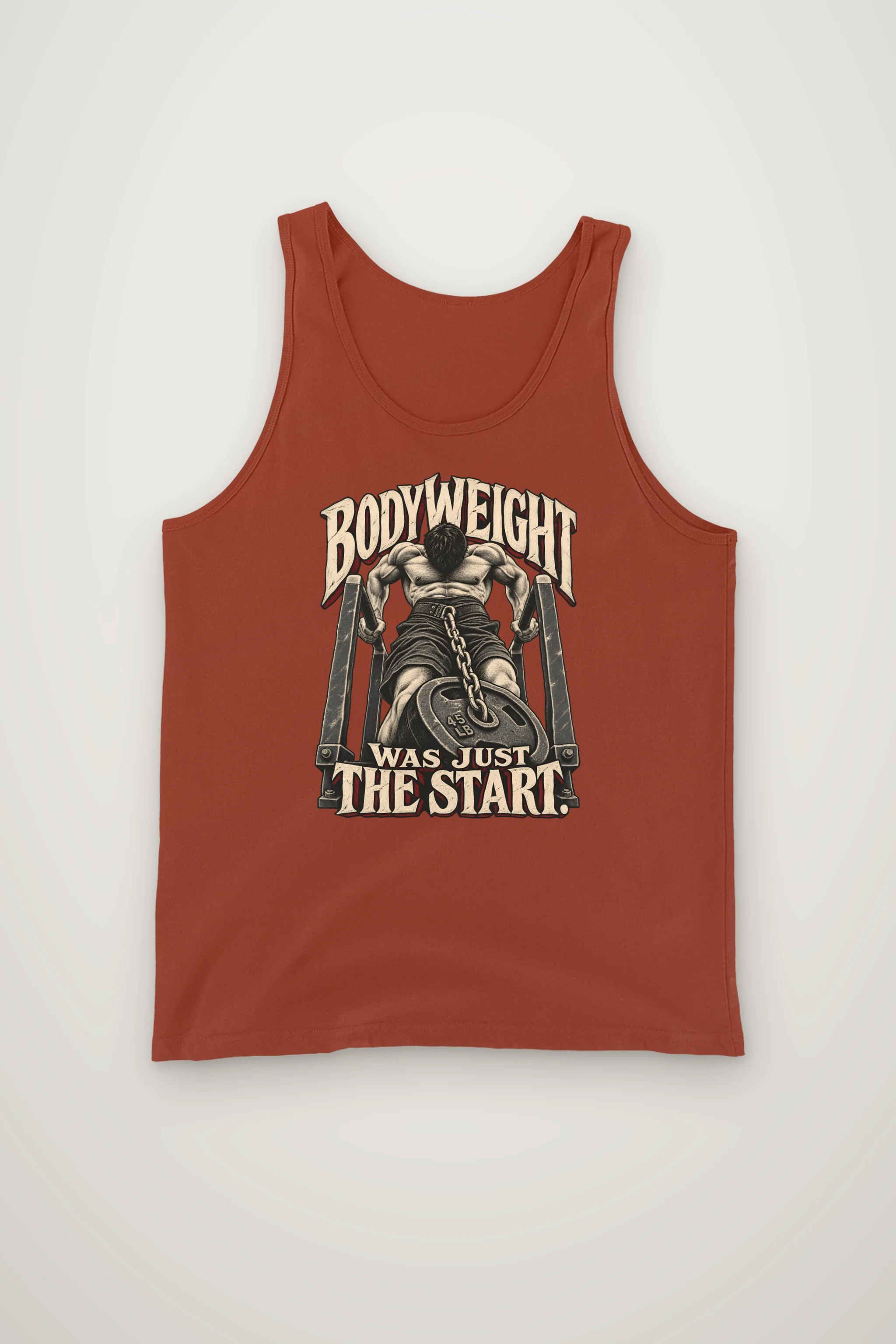 "Bodyweight Was Just the Start" Unisex Jersey Tank
