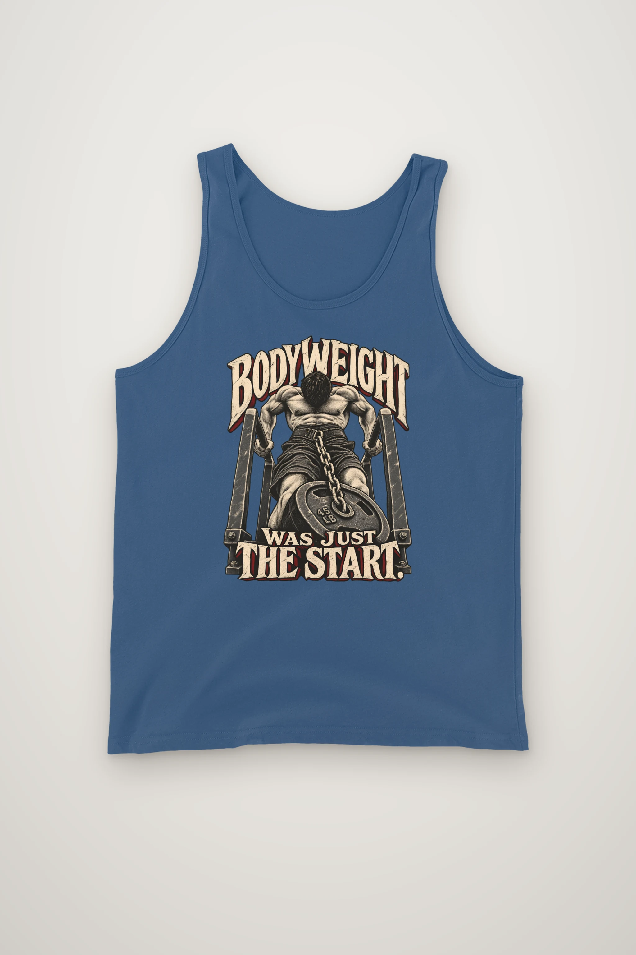 "Bodyweight Was Just the Start" Unisex Jersey Tank