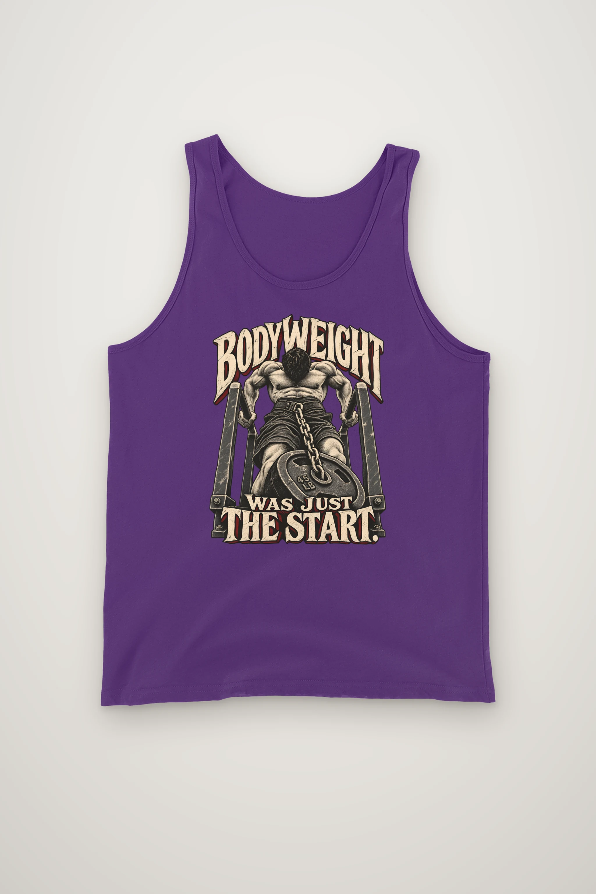 "Bodyweight Was Just the Start" Unisex Jersey Tank