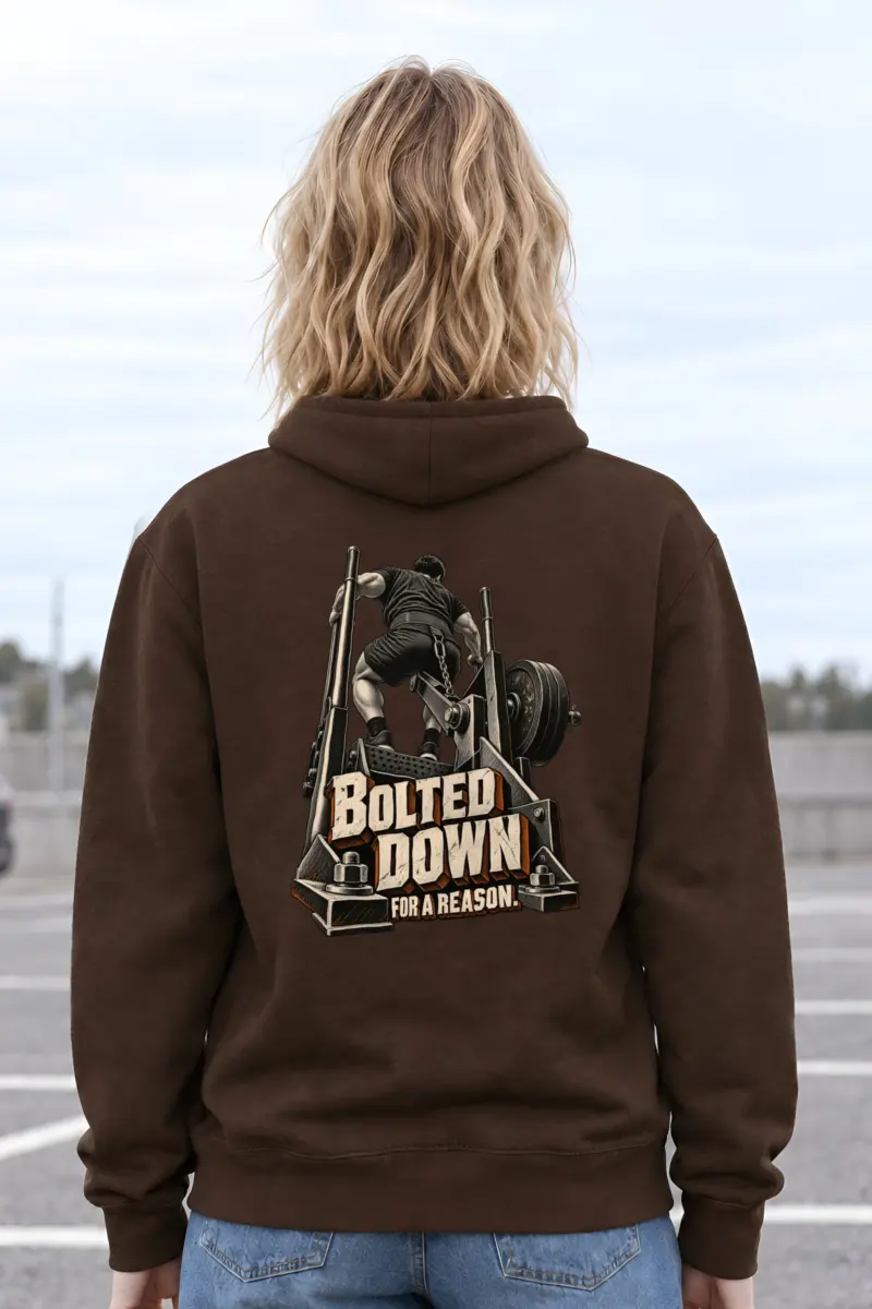 “Bolted Down for a Reason” Heavy Blend Unisex Pullover Hoodie