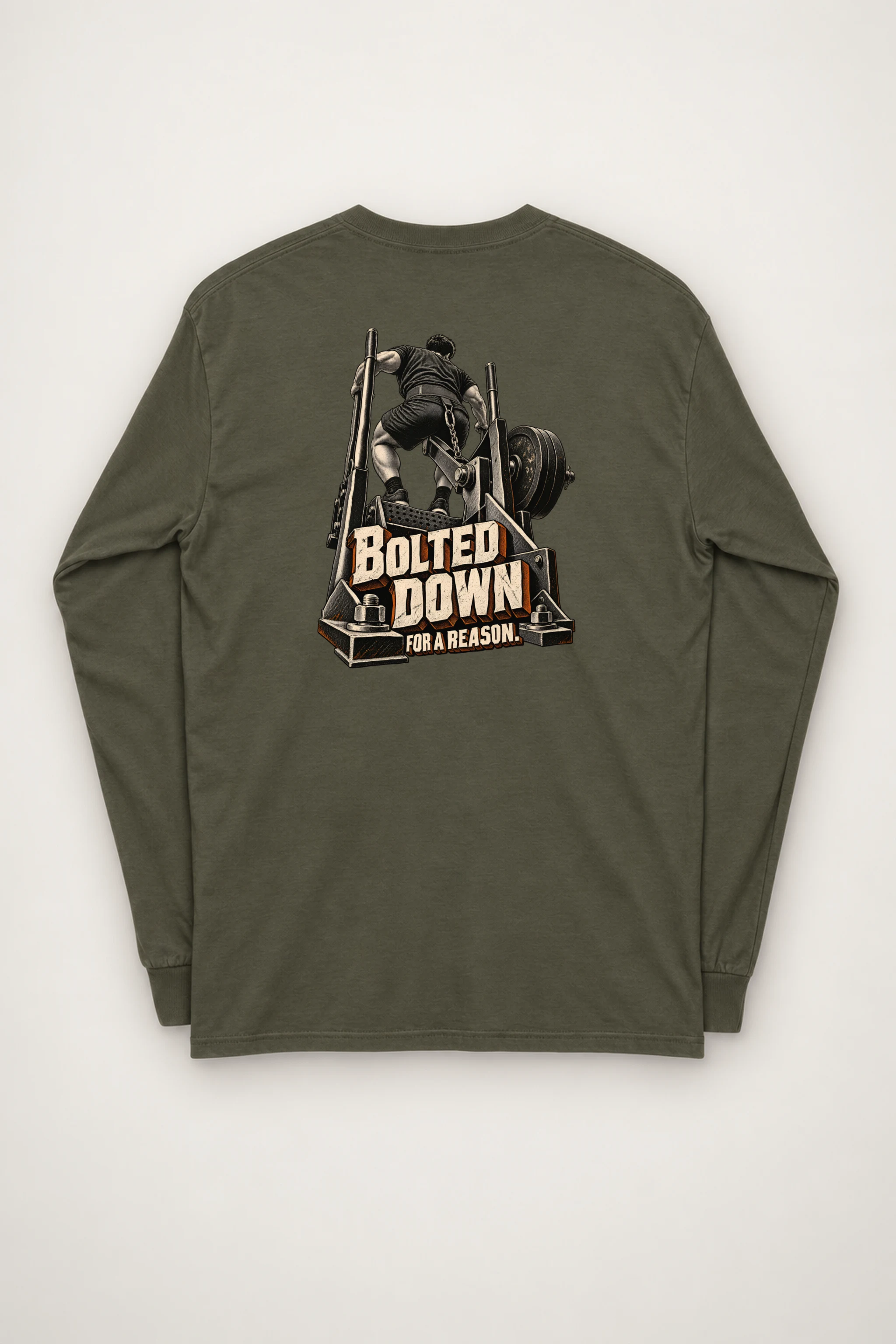 "Bolted Down for a Reason" Unisex Longsleeve T-shirt