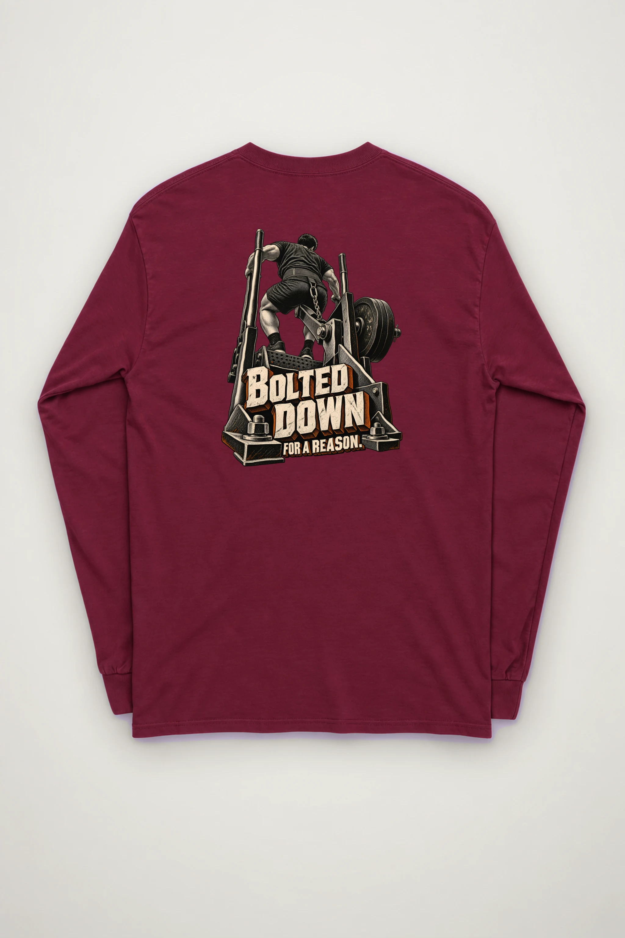 "Bolted Down for a Reason" Unisex Longsleeve T-shirt