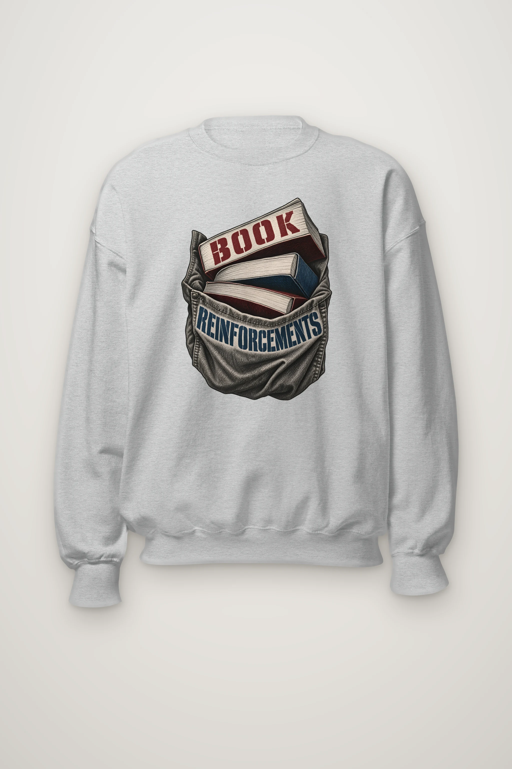"Book Reinforcements" Heavy Blend Unisex Crewneck Sweatshirt