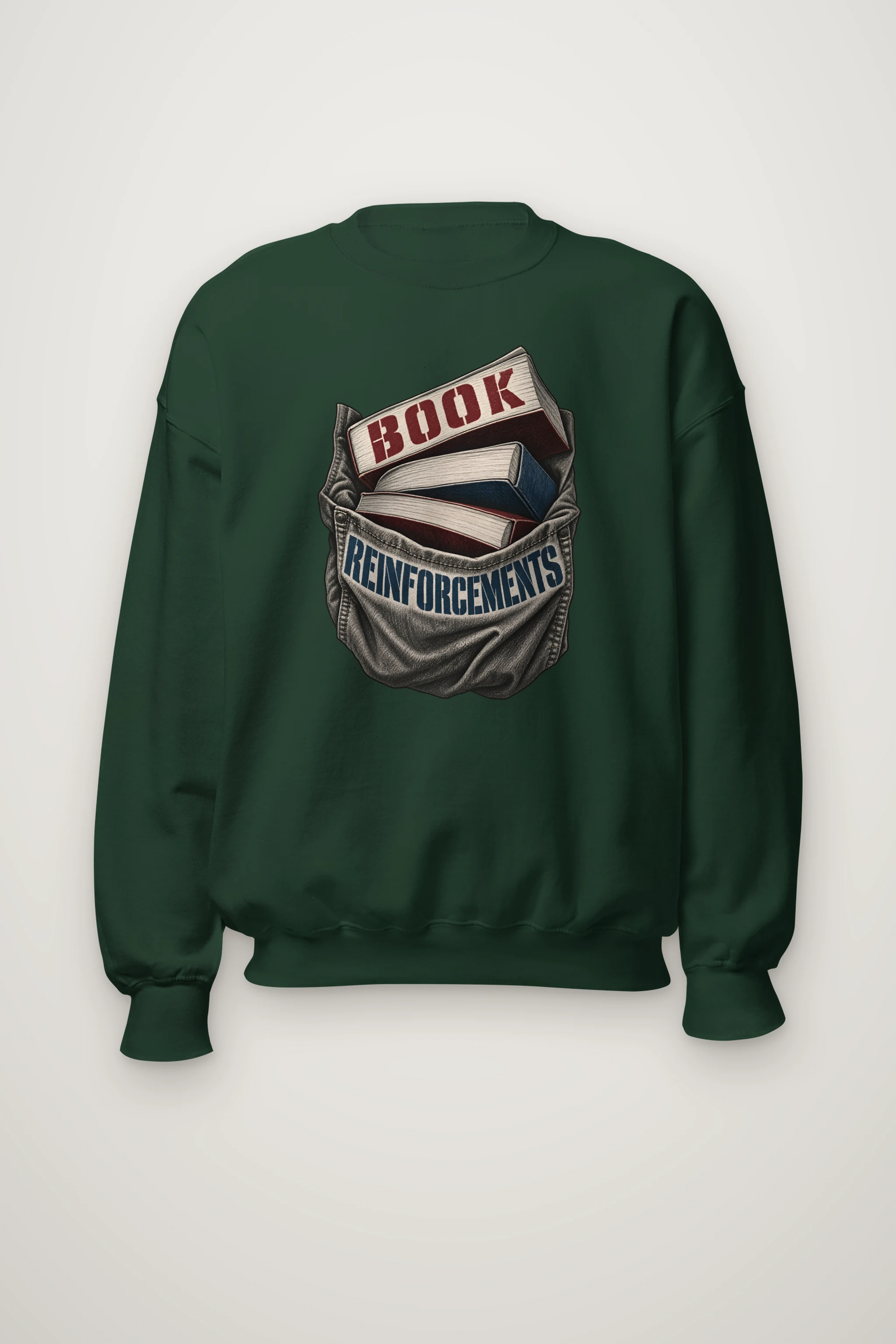 "Book Reinforcements" Heavy Blend Unisex Crewneck Sweatshirt