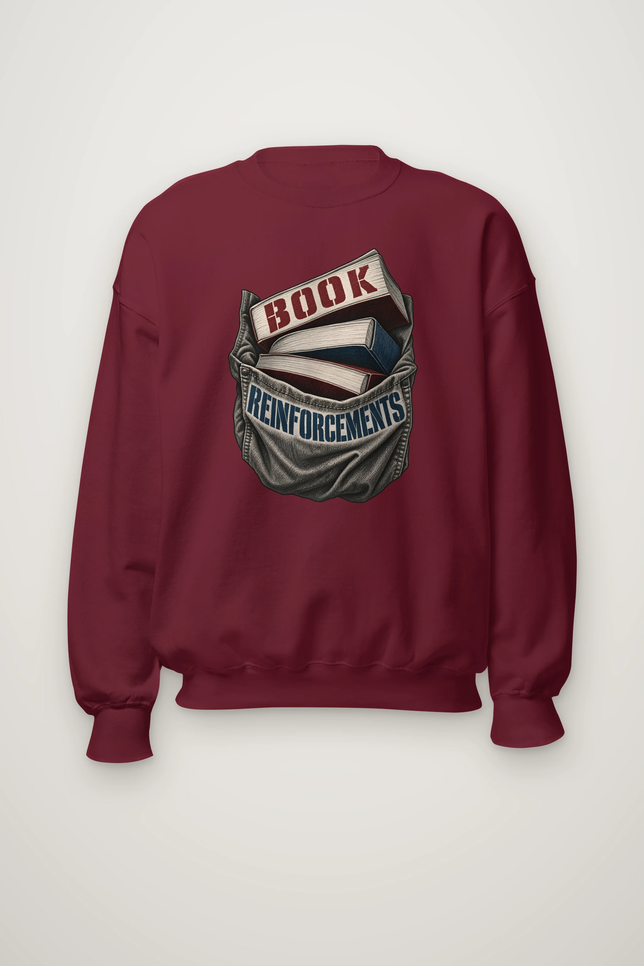 "Book Reinforcements" Heavy Blend Unisex Crewneck Sweatshirt