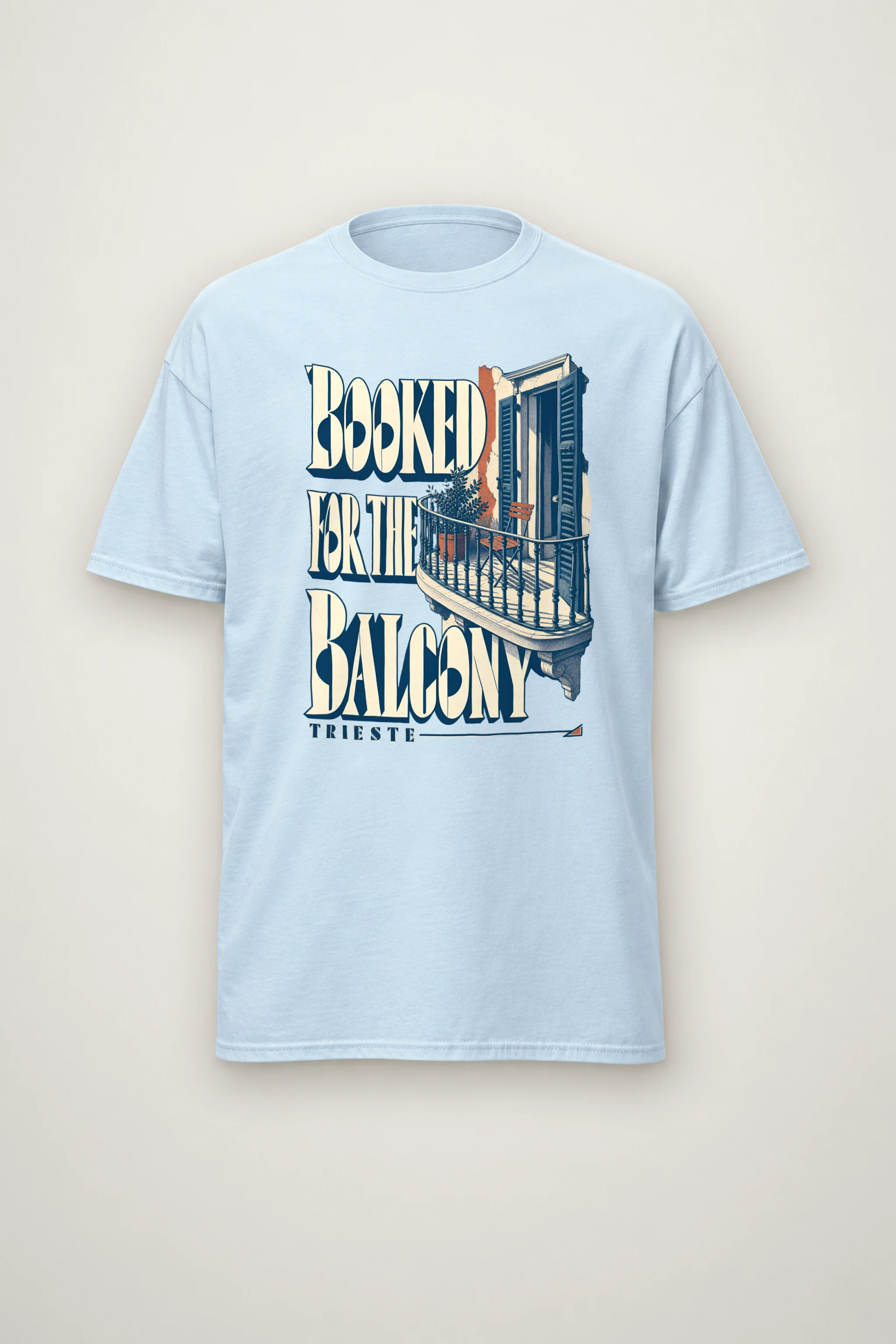 "BOOKED FOR THE BALCONY" Heavyweight Unisex Crewneck T-shirt