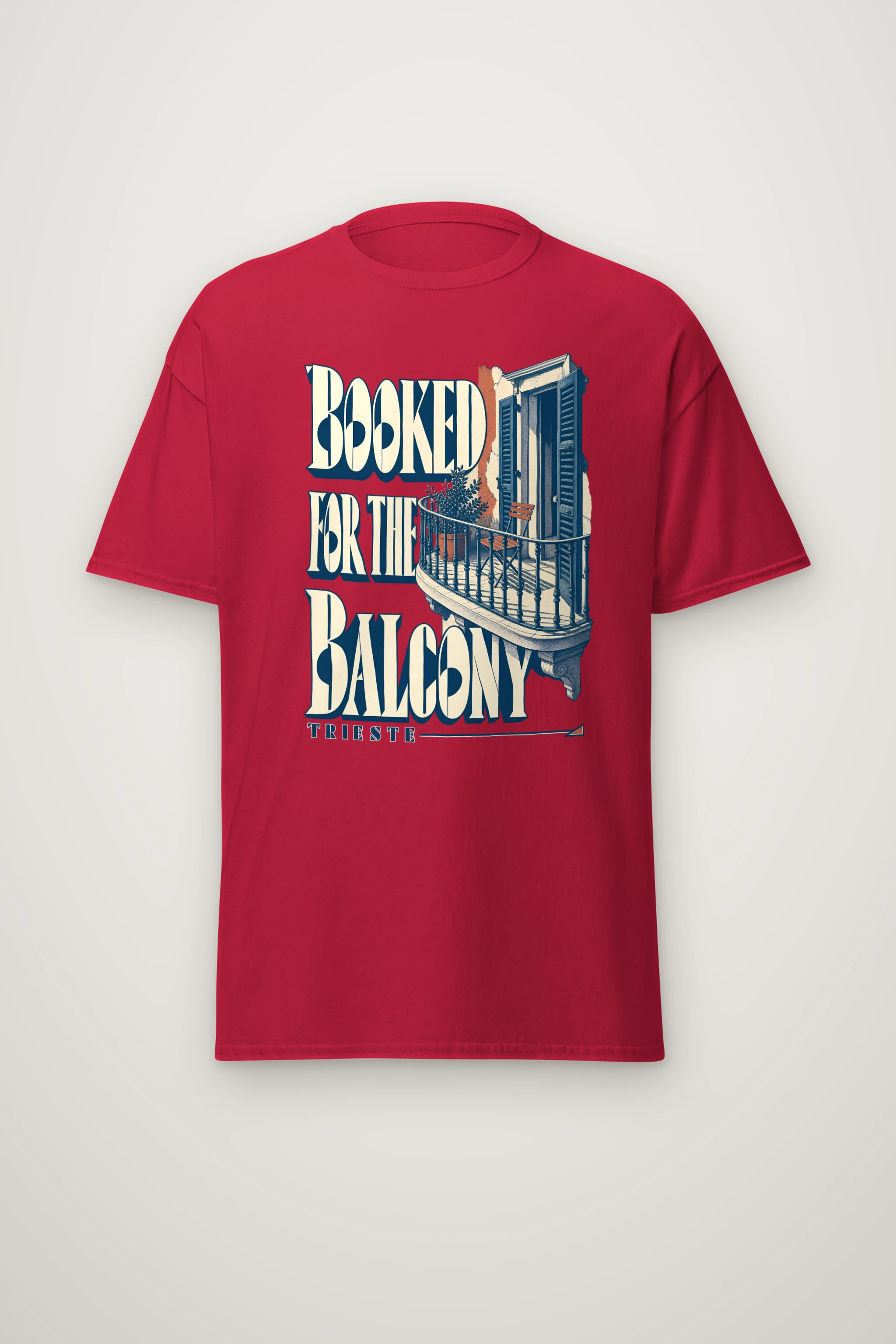 "BOOKED FOR THE BALCONY" Heavyweight Unisex Crewneck T-shirt
