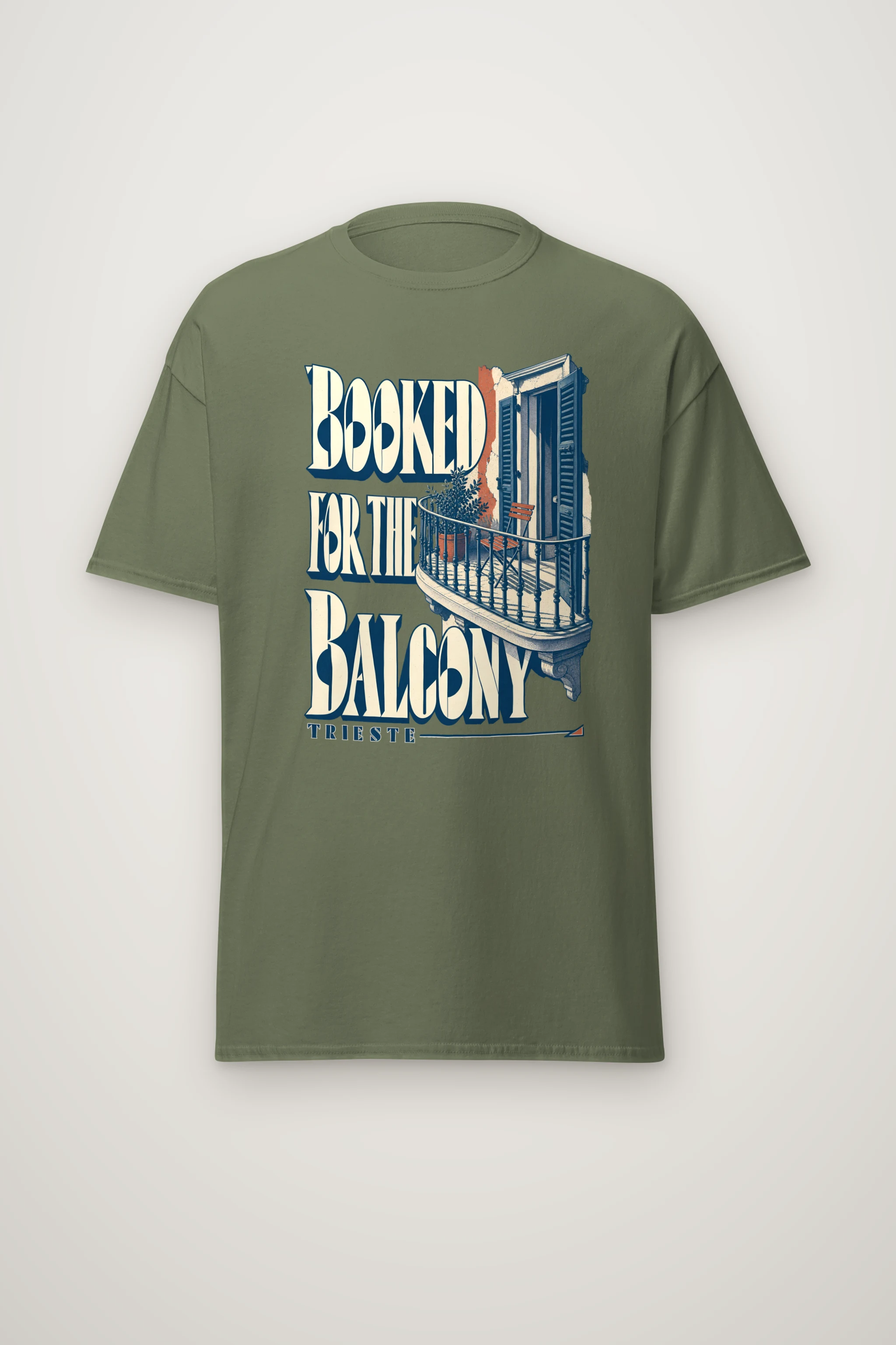 "BOOKED FOR THE BALCONY" Heavyweight Unisex Crewneck T-shirt
