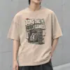 "Books Take the Freight Elevator" Men's Oversized Heavyweight Crewneck T-Shirt