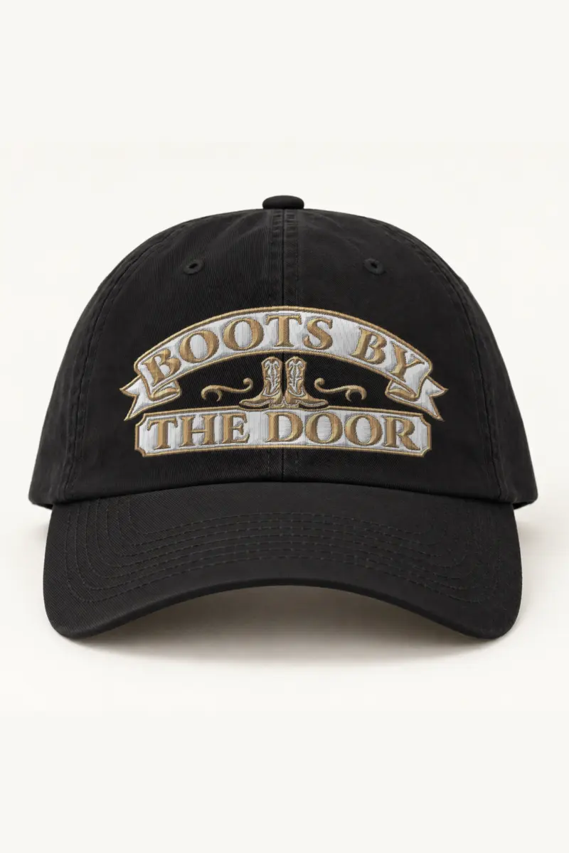 "Boots By The Door" Classic Dad Hat · Embroidered