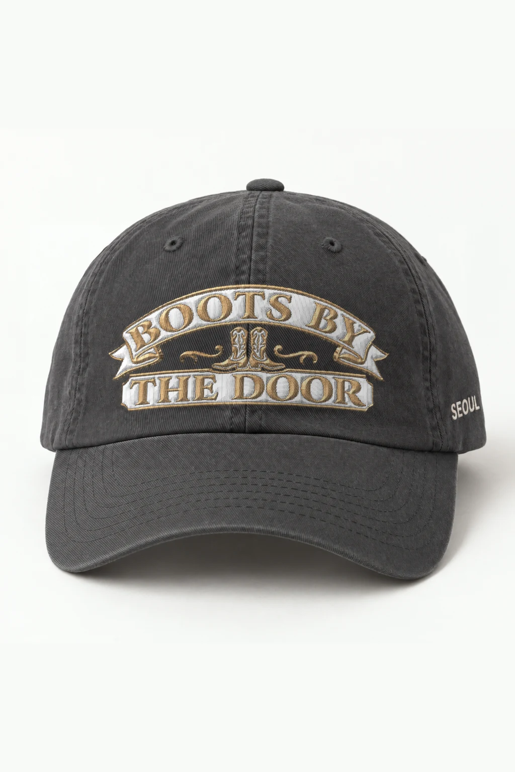 "Boots By The Door" Classic Dad Hat · Embroidered