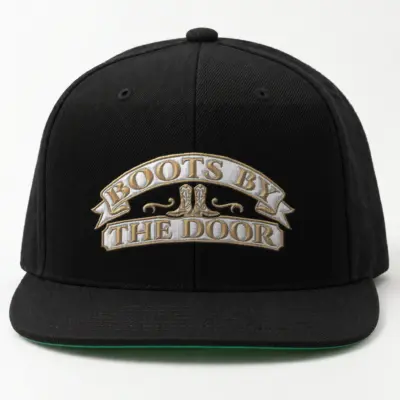 "Boots by the Door" Classic Snapback · Embroidered