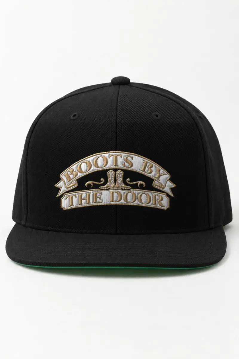 "Boots by the Door" Classic Snapback · Embroidered