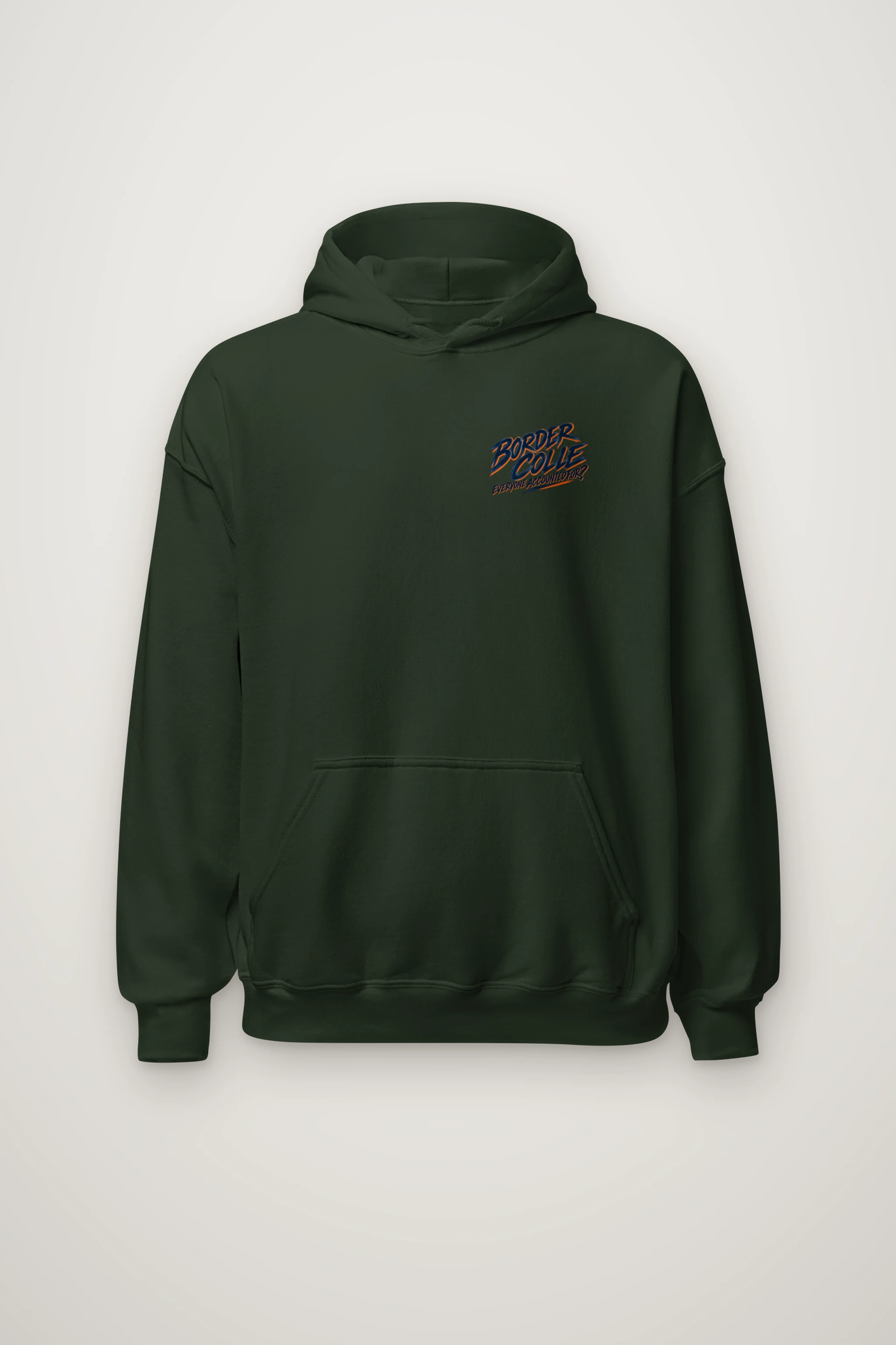 "Border Collie Everyone Accounted For" Heavy Blend Unisex Pullover Hoodie