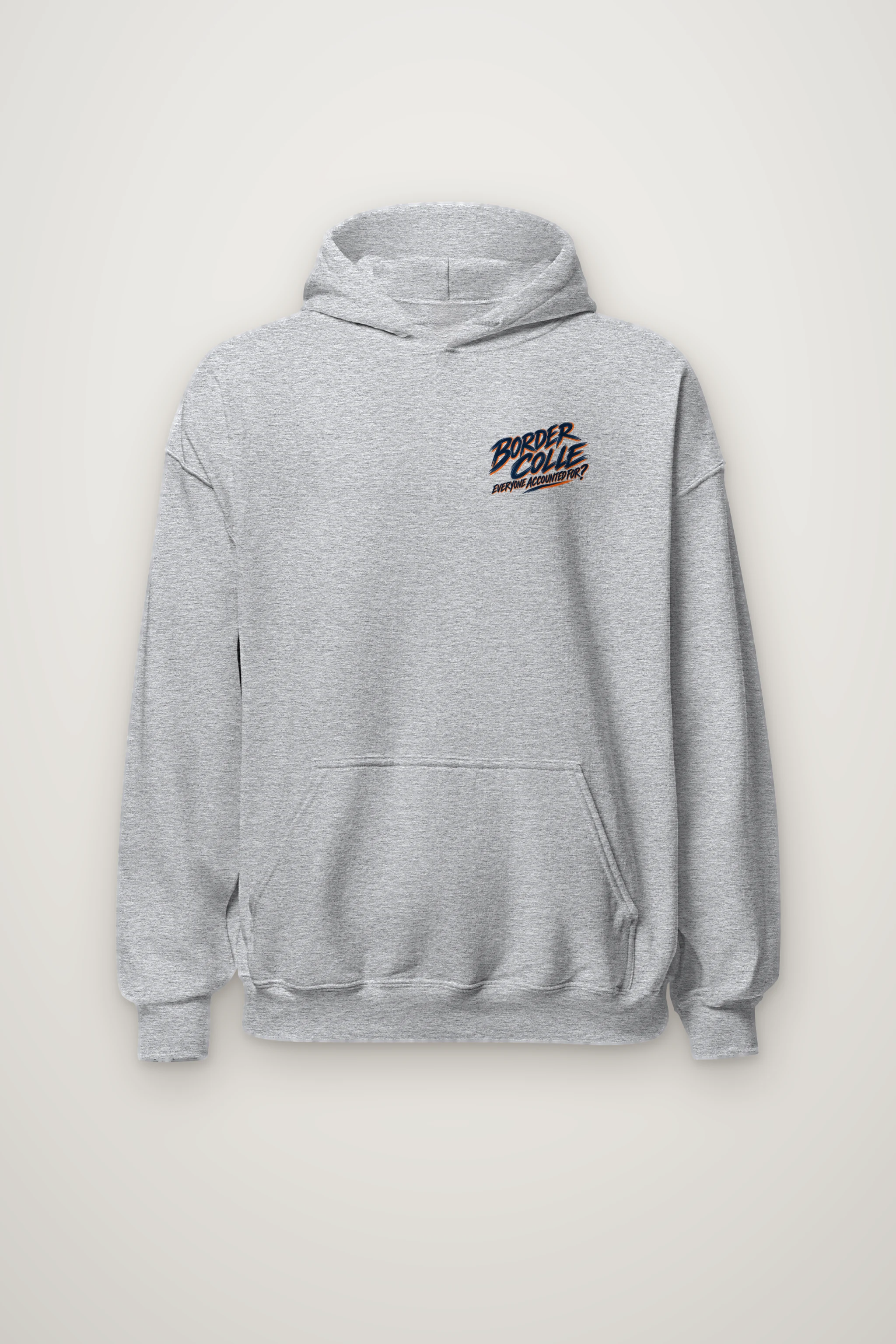 "Border Collie Everyone Accounted For" Heavy Blend Unisex Pullover Hoodie