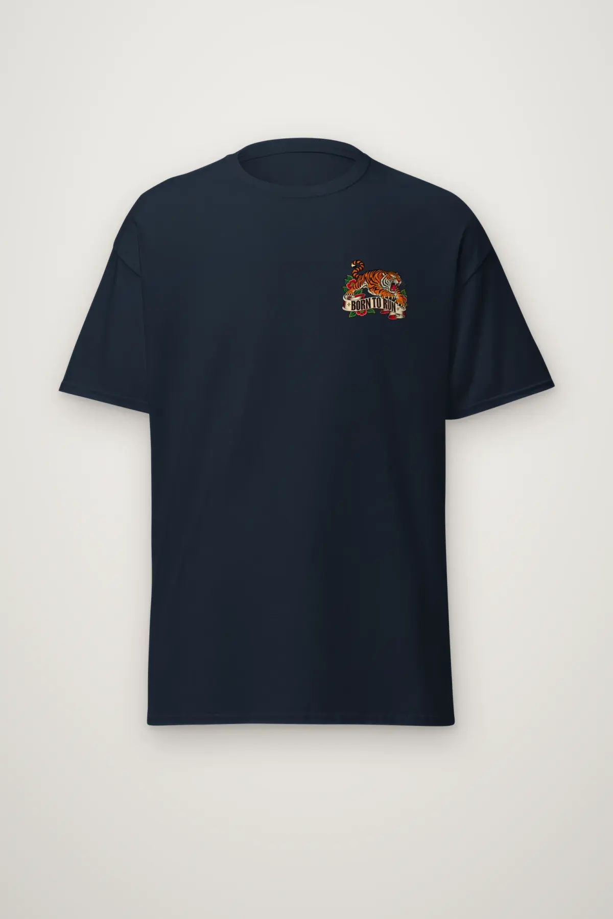 "Born to Run" Heavyweight Unisex Crewneck T-shirt