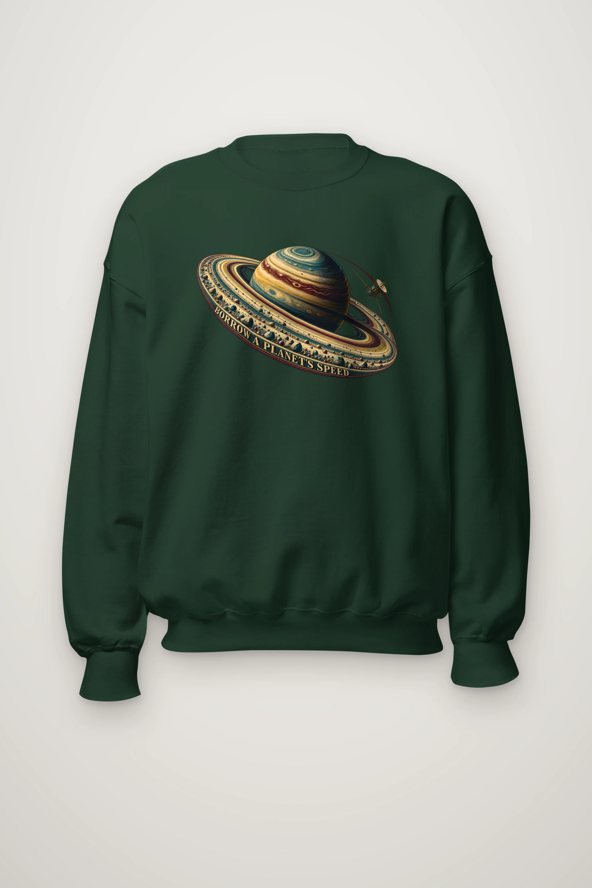 "Borrow a Planet's Speed" Heavy Blend Unisex Crewneck Sweatshirt