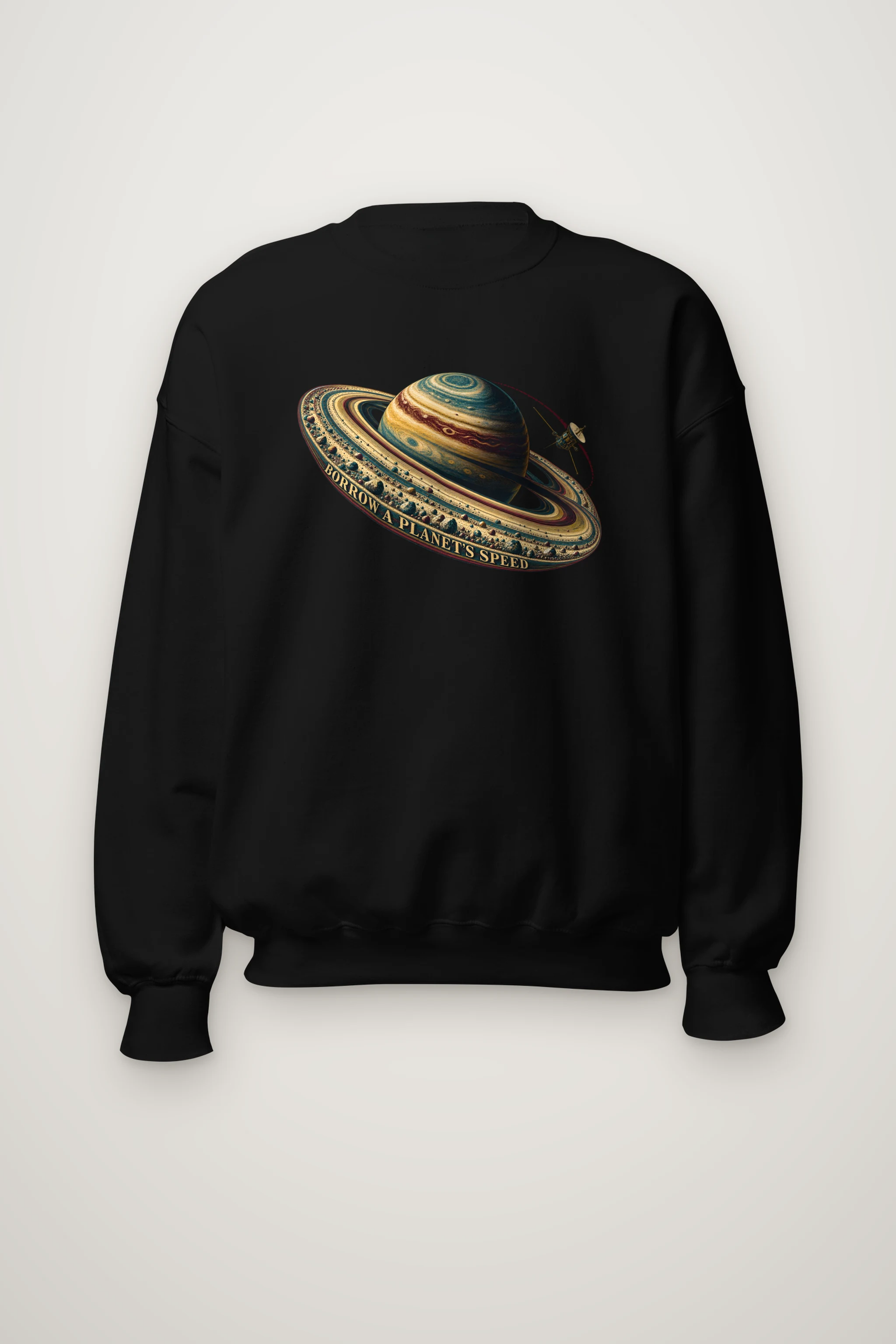 "Borrow a Planet's Speed" Heavy Blend Unisex Crewneck Sweatshirt