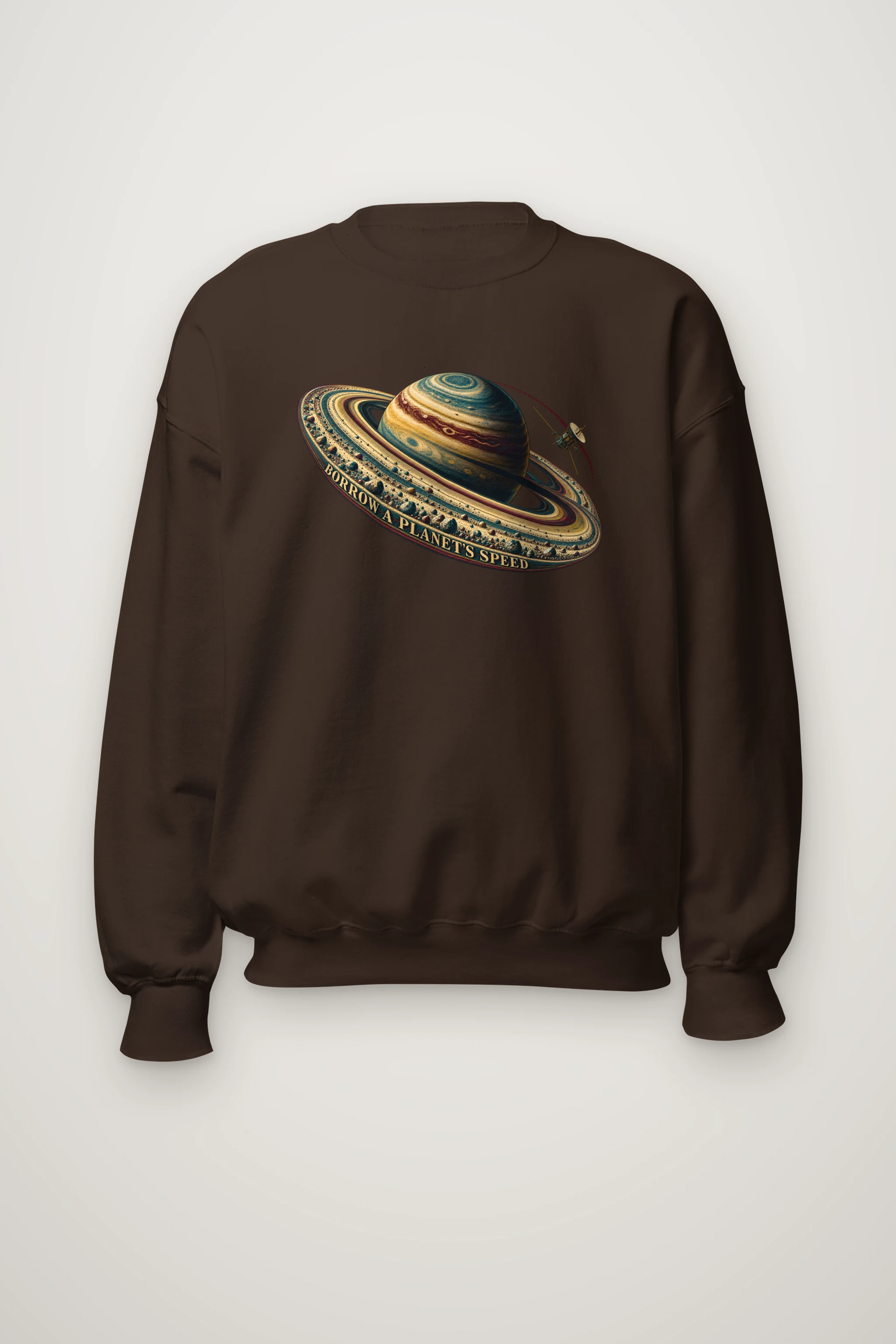 "Borrow a Planet's Speed" Heavy Blend Unisex Crewneck Sweatshirt