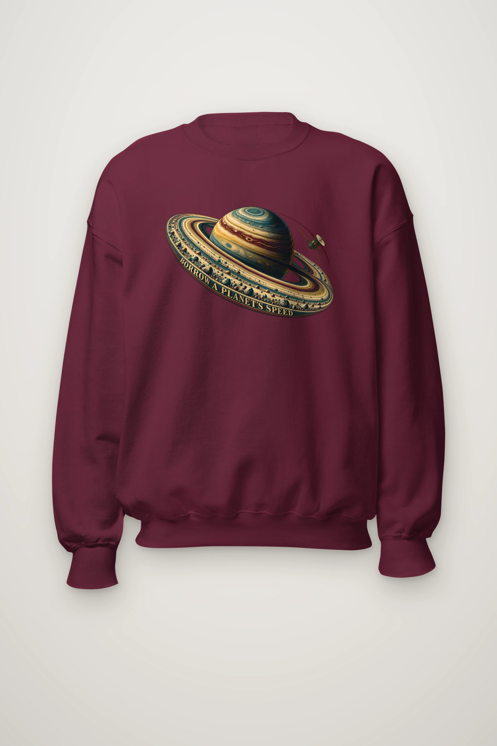 "Borrow a Planet's Speed" Heavy Blend Unisex Crewneck Sweatshirt