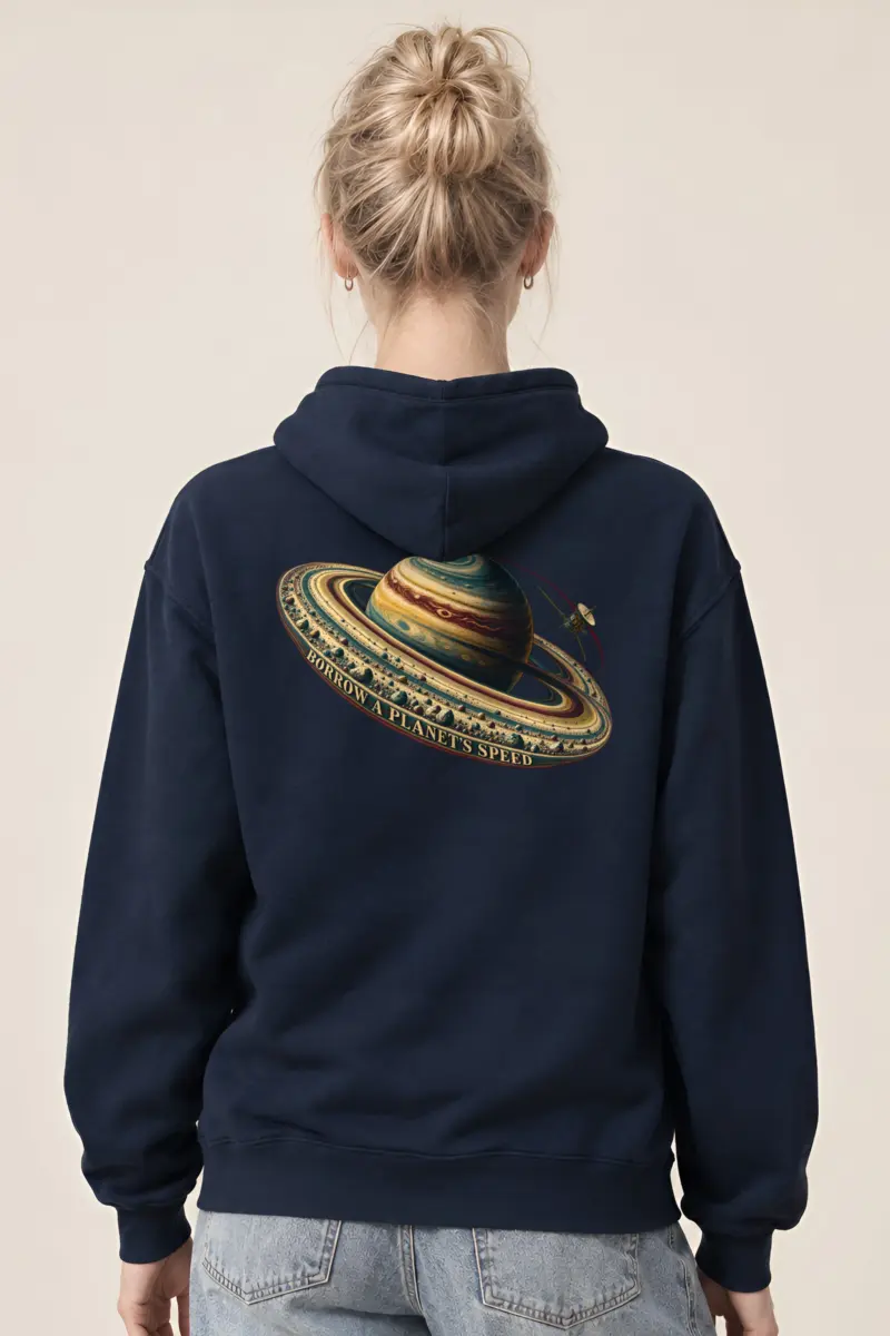 "Borrow a Planet's Speed" Heavy Blend Unisex Pullover Hoodie