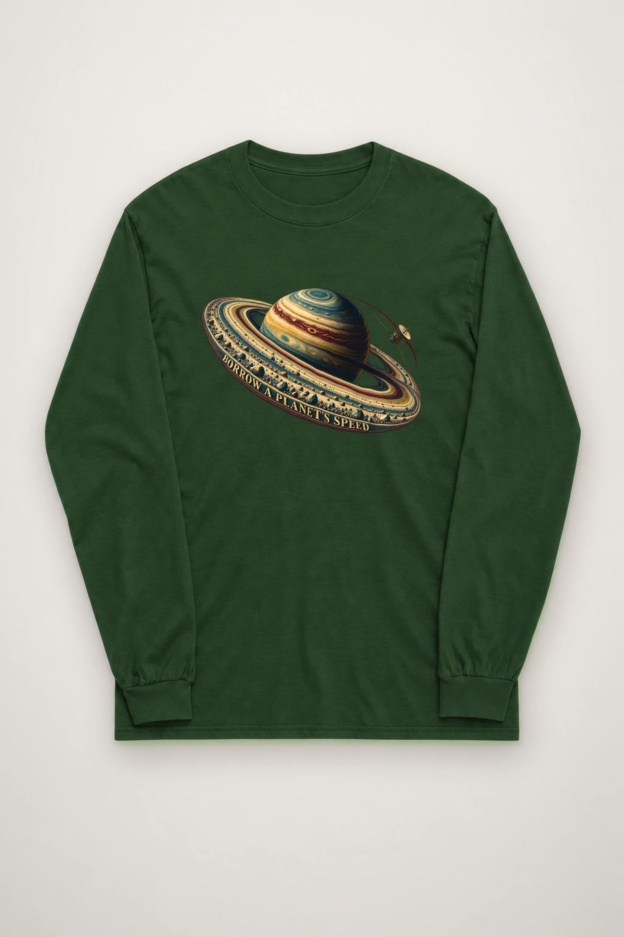 "Borrow a Planet's Speed" Unisex Longsleeve T-shirt