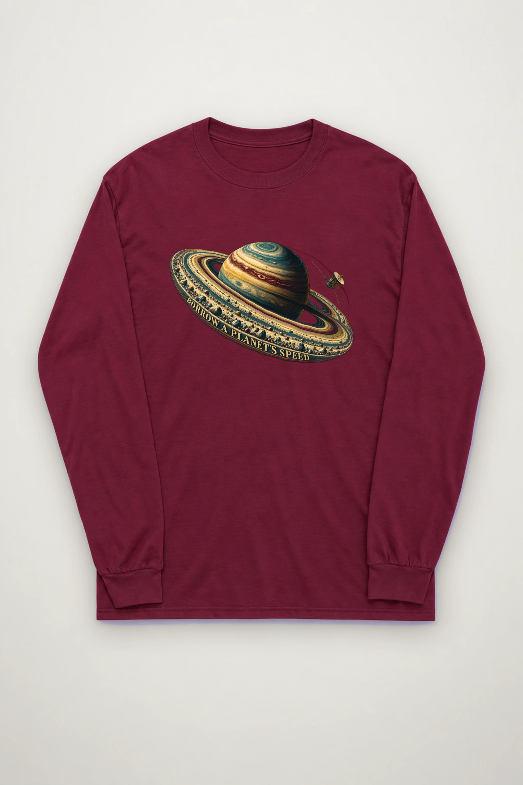 "Borrow a Planet's Speed" Unisex Longsleeve T-shirt