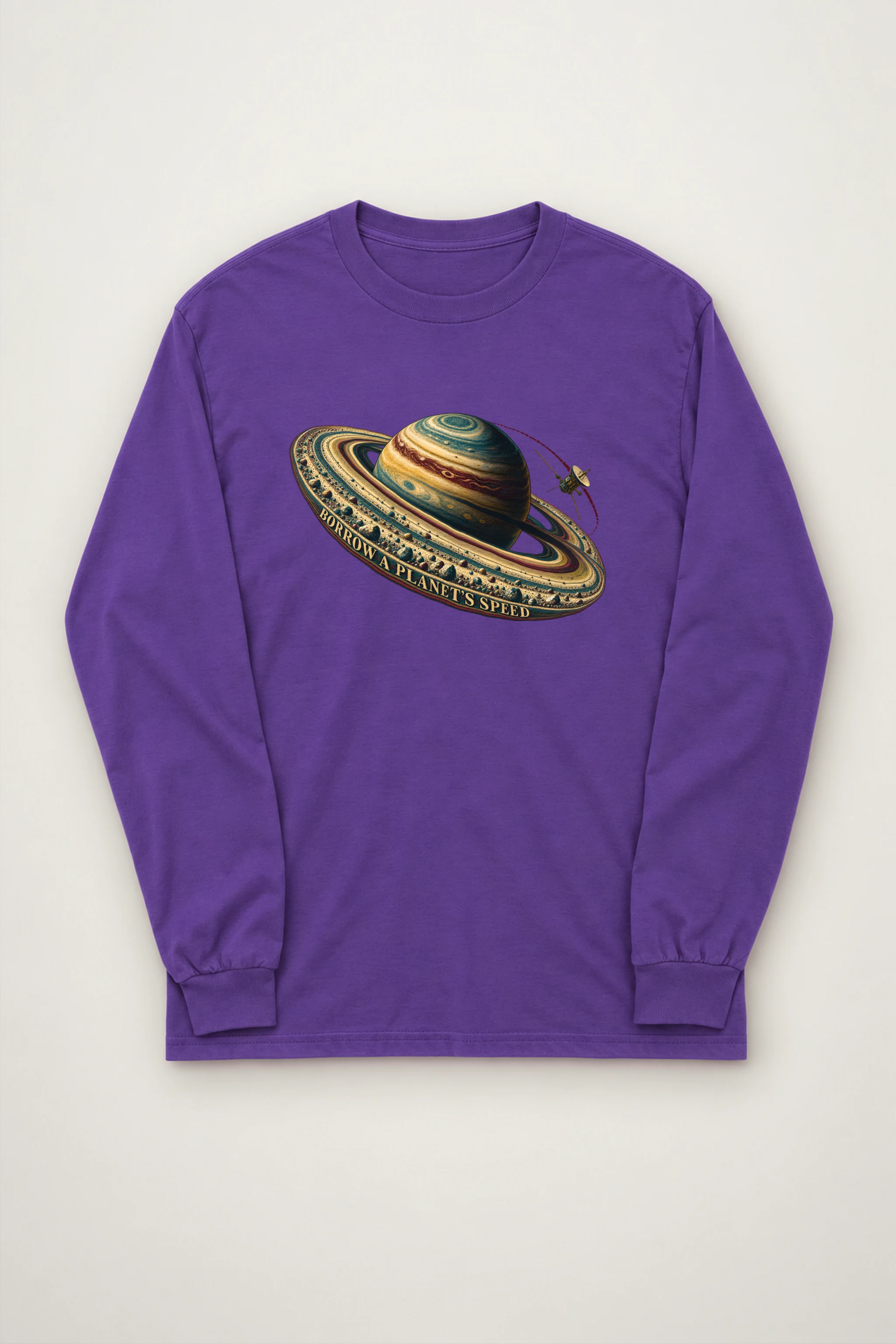 "Borrow a Planet's Speed" Unisex Longsleeve T-shirt