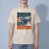 "Borrow It, But Expect Questions" Heavyweight Unisex Crewneck T-shirt