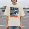 "Borrow It, But Expect Questions" Men's Oversized Heavyweight Crewneck T-Shirt