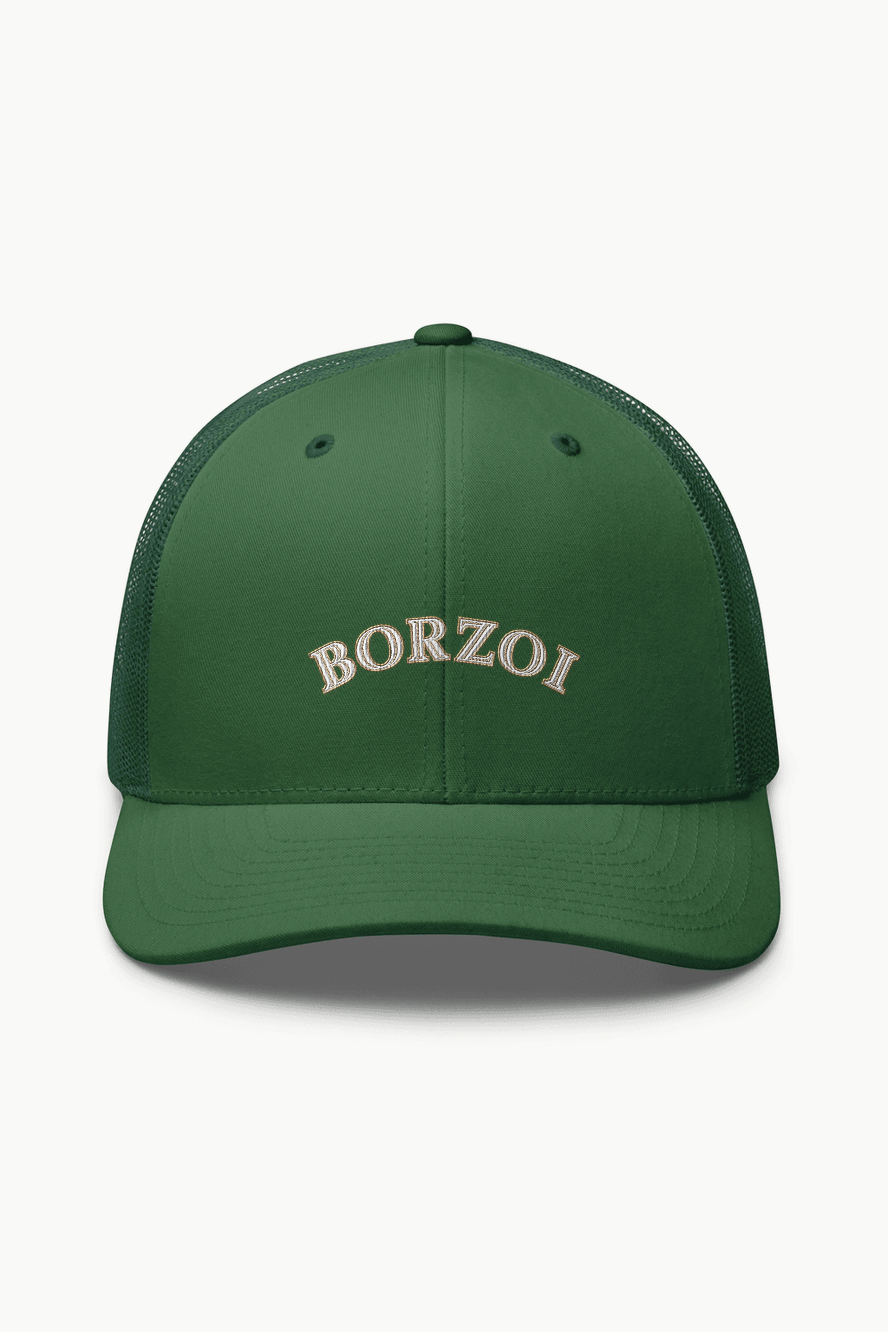 "BORZOI" Retro Trucker Cap · Embroidered