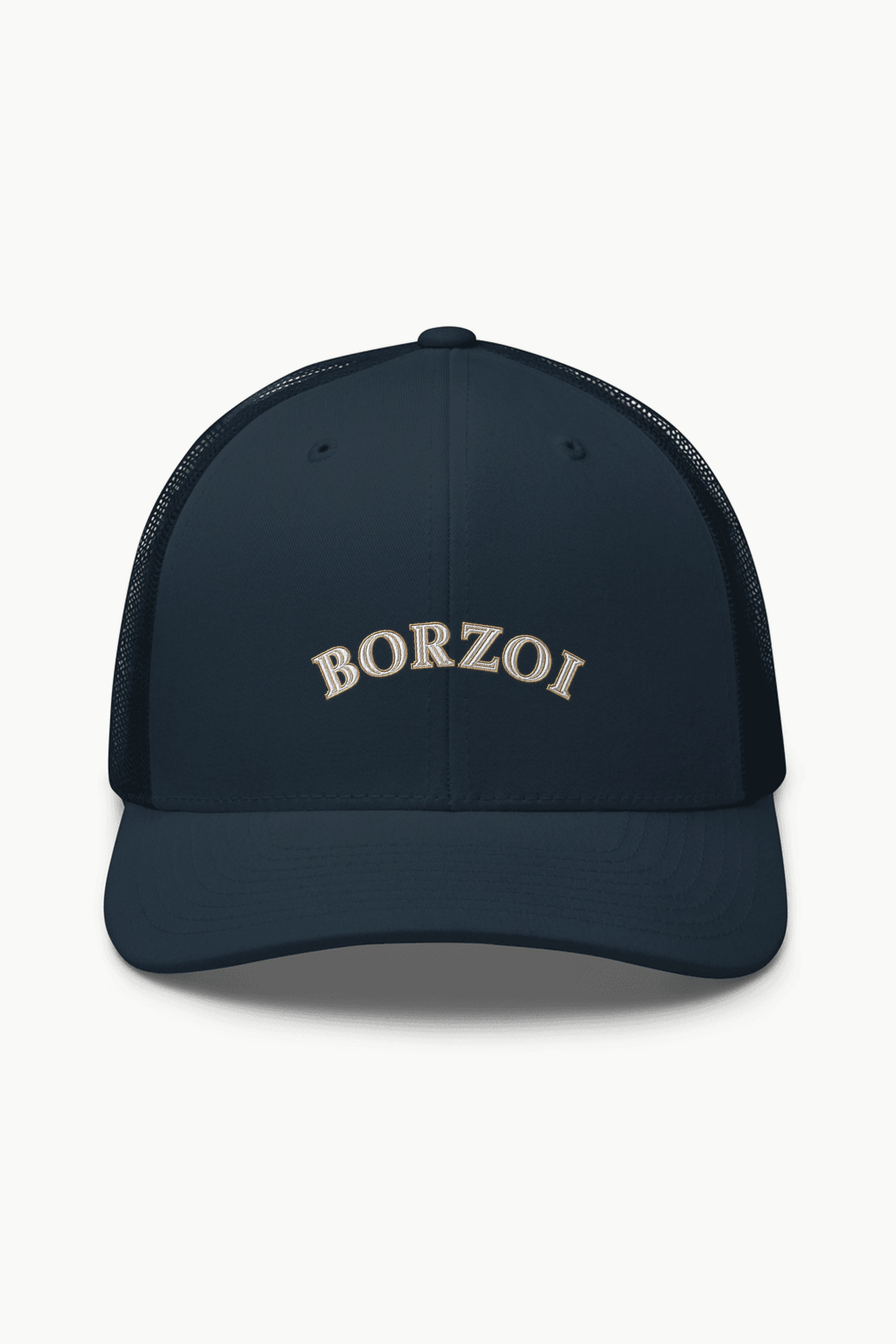 "BORZOI" Retro Trucker Cap · Embroidered