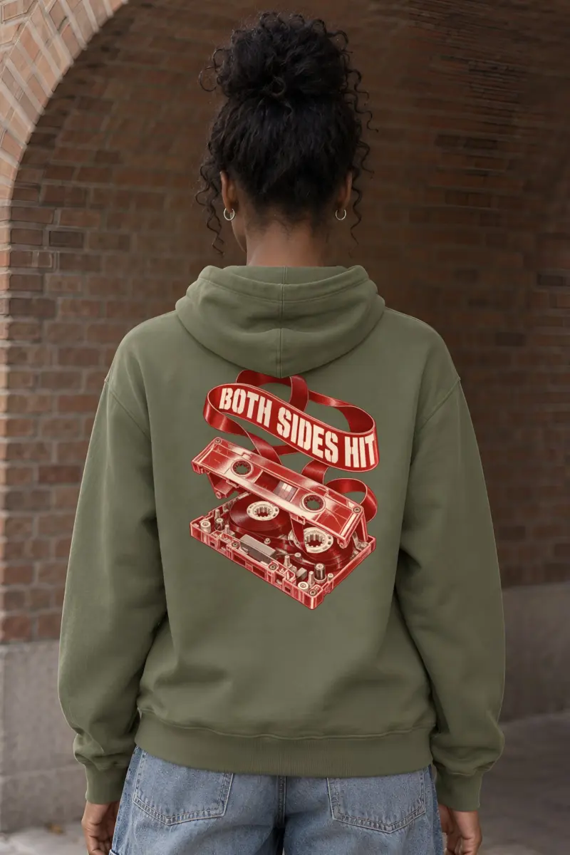 “Both Sides Hit” Heavy Blend Unisex Pullover Hoodie