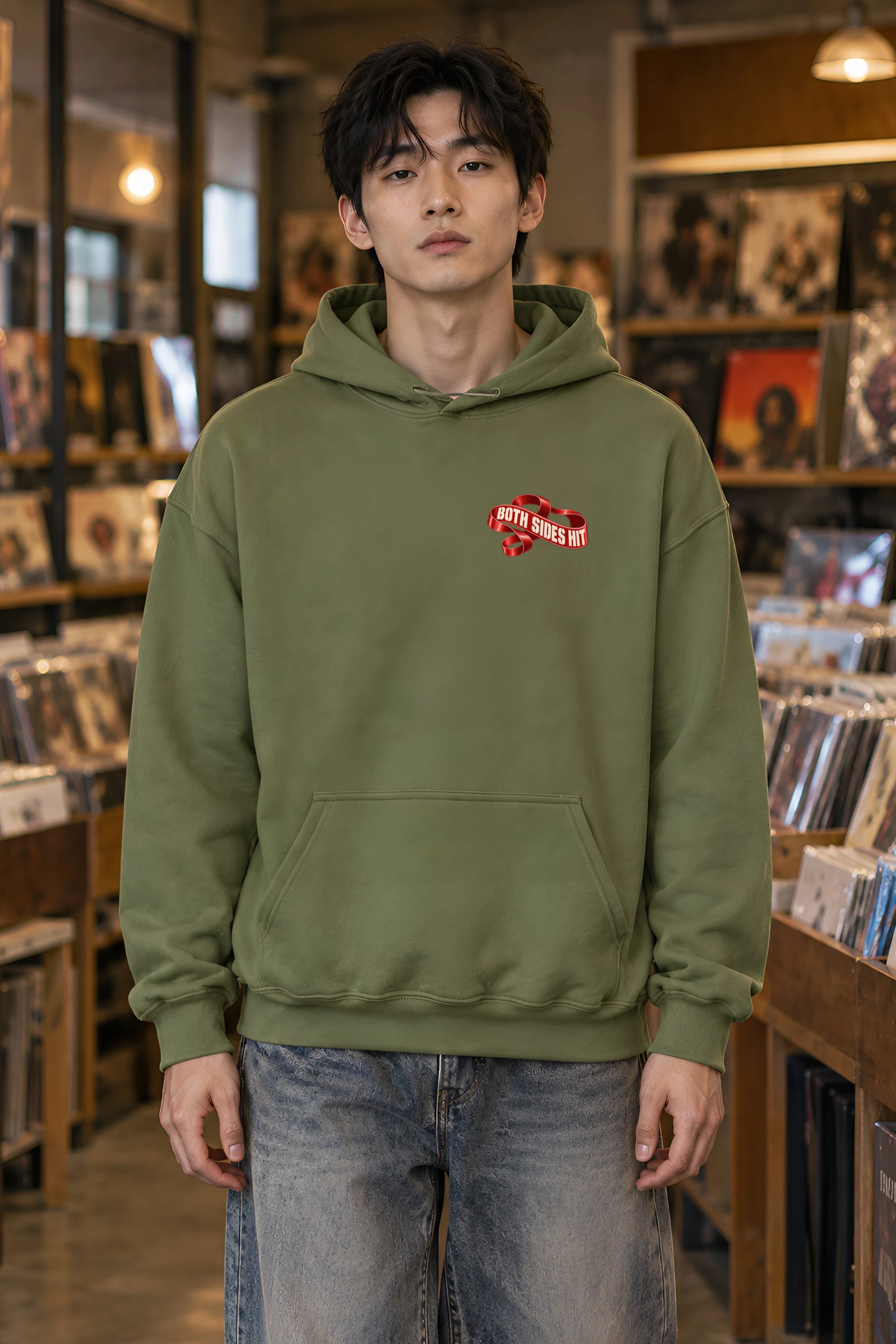 "Both Sides Hit" 1 Pullover Hoodie