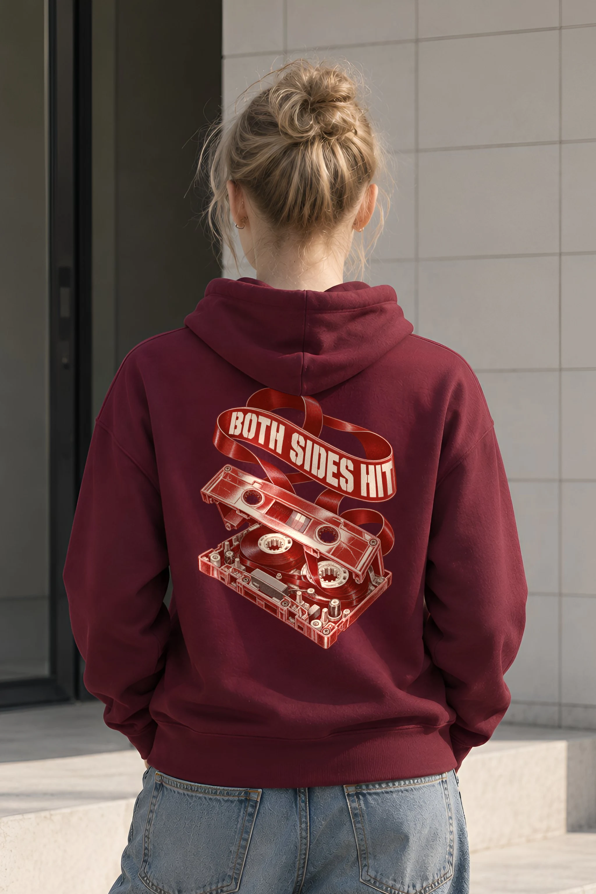 "Both Sides Hit" 1 Pullover Hoodie