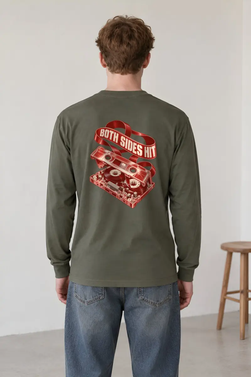 "Both Sides Hit" Unisex Longsleeve T-shirt