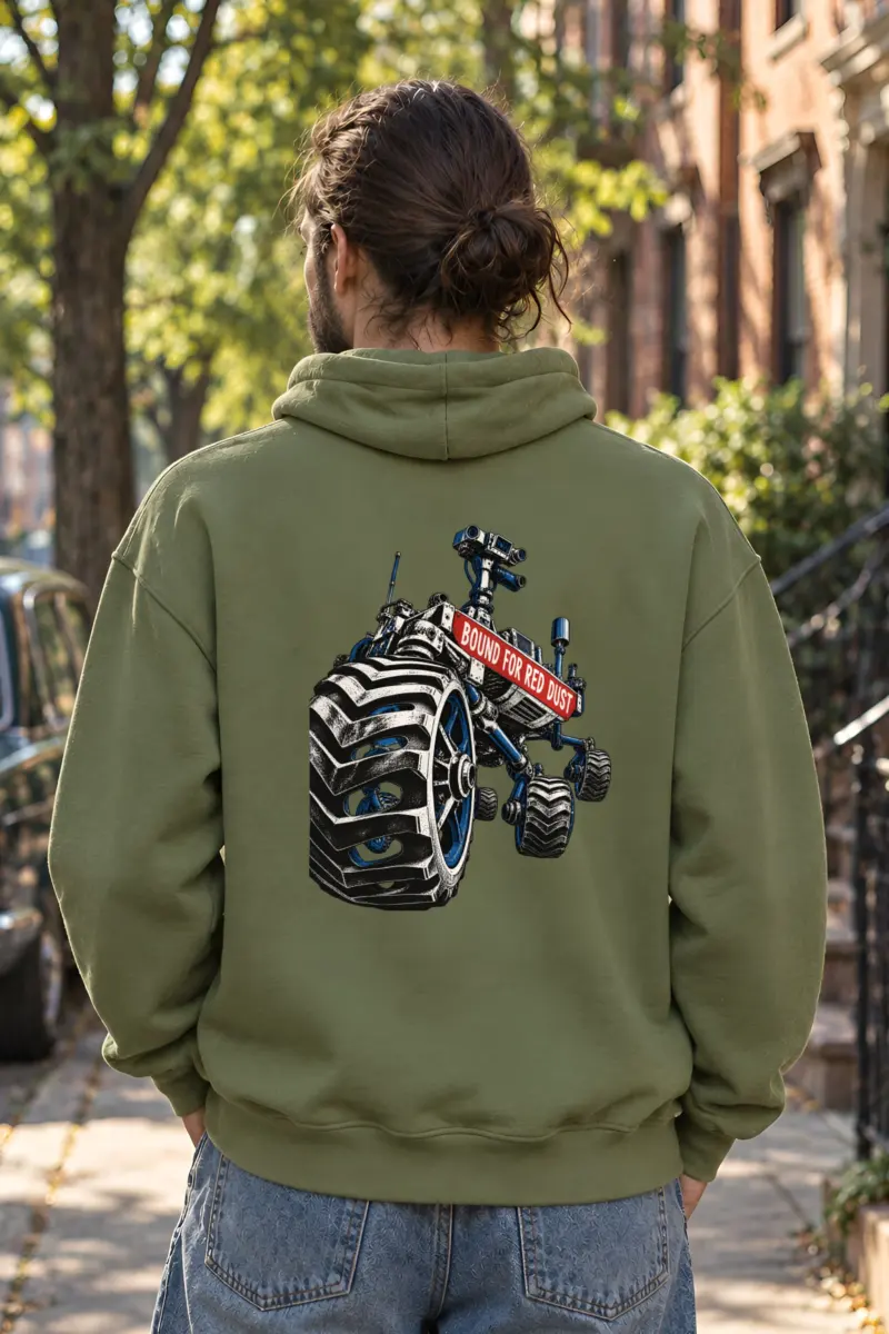"Bound for Red Dust" Heavy Blend Unisex Pullover Hoodie